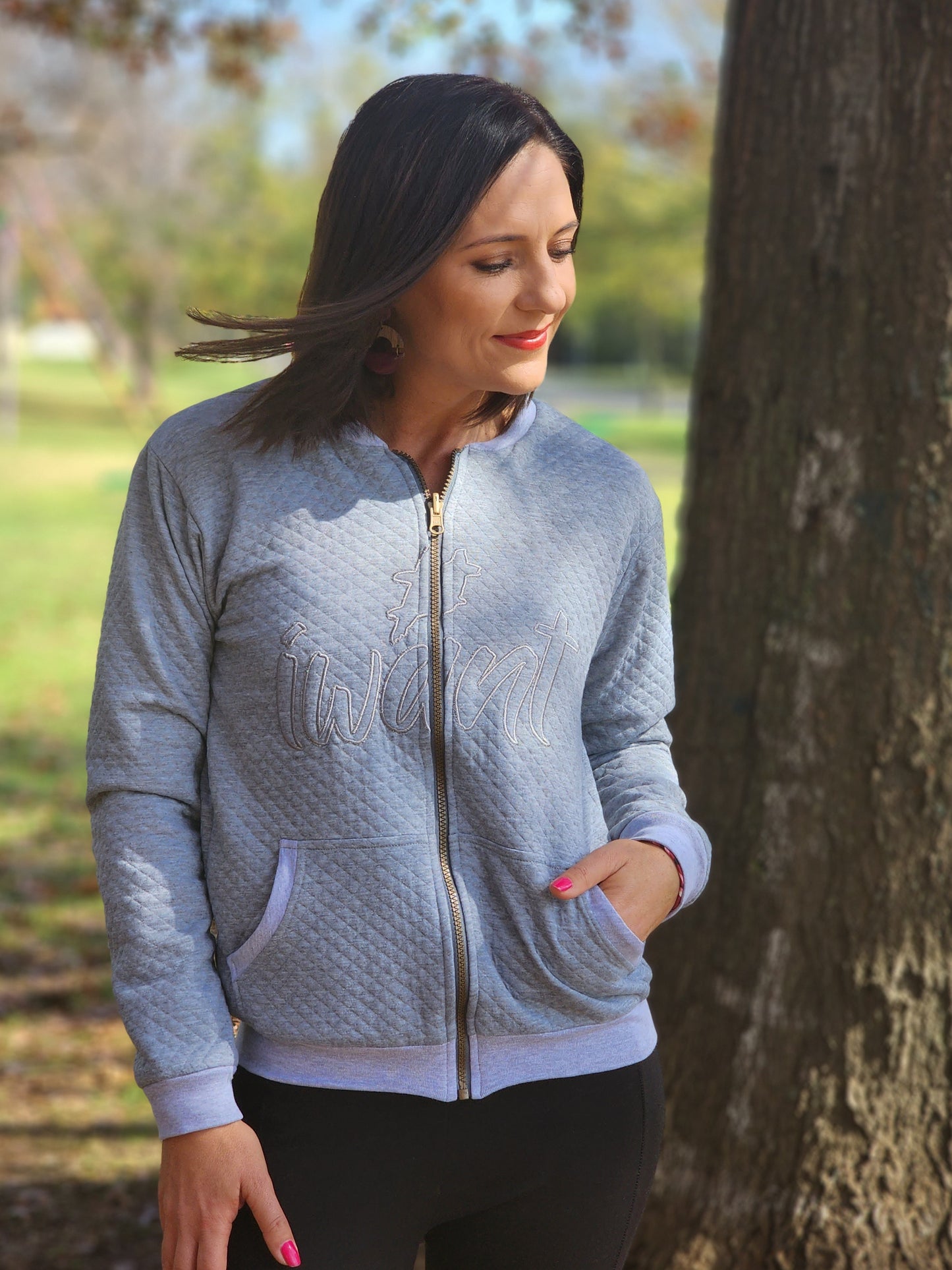 Beth Bomber Silver (Size XL only)