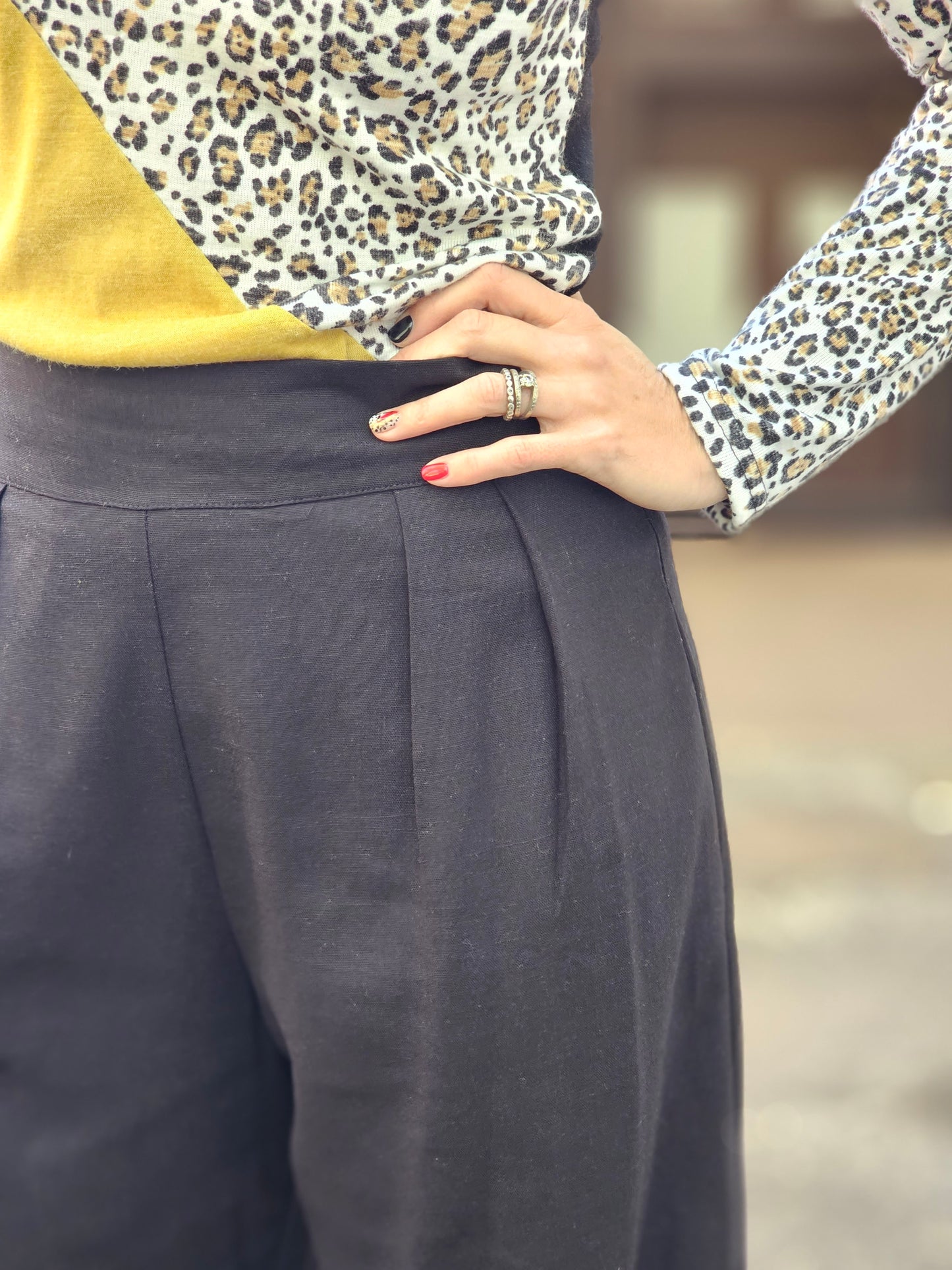 Delia Black Pants