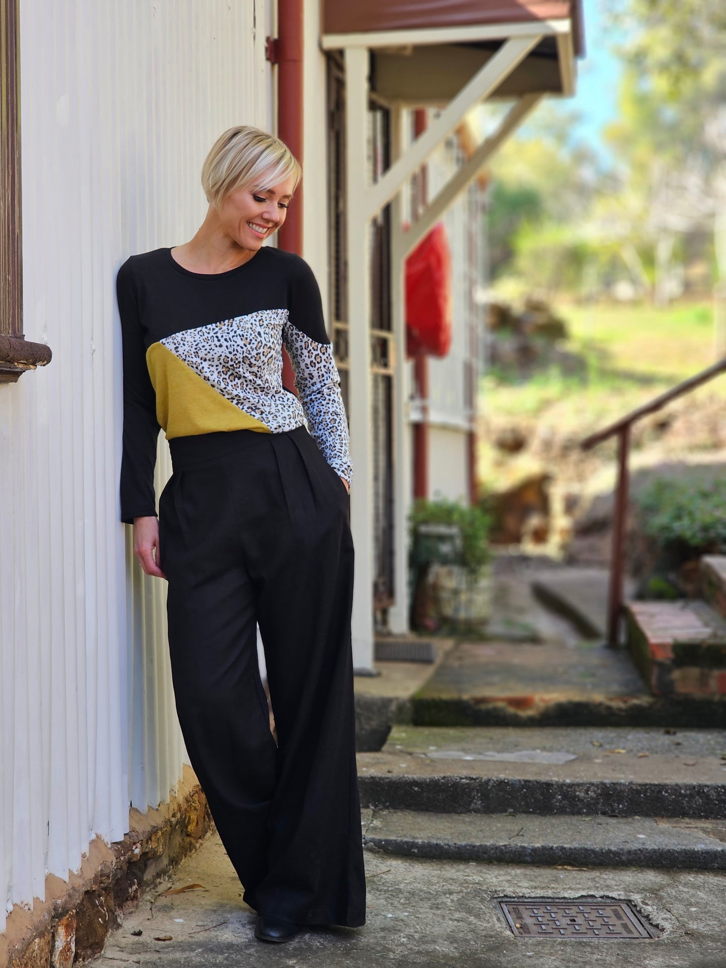 Delia Black Pants