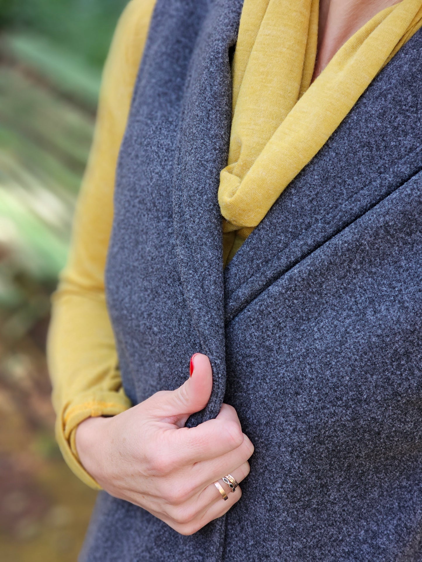 Kim Coat Charcoal