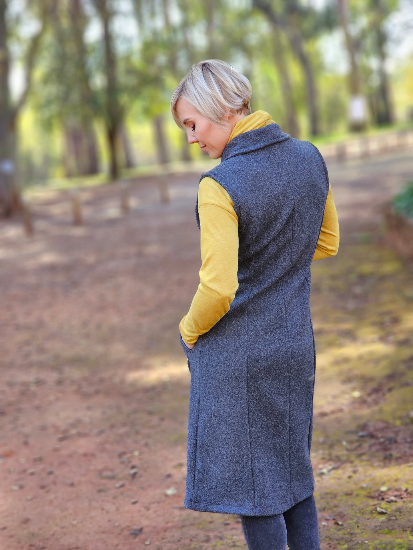 Kim Coat Charcoal