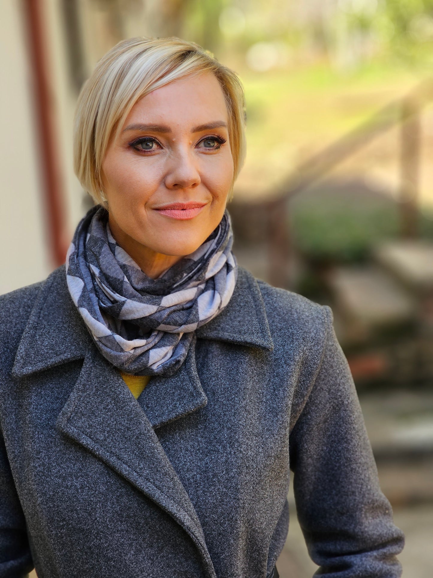 Snood Scarf Argyle