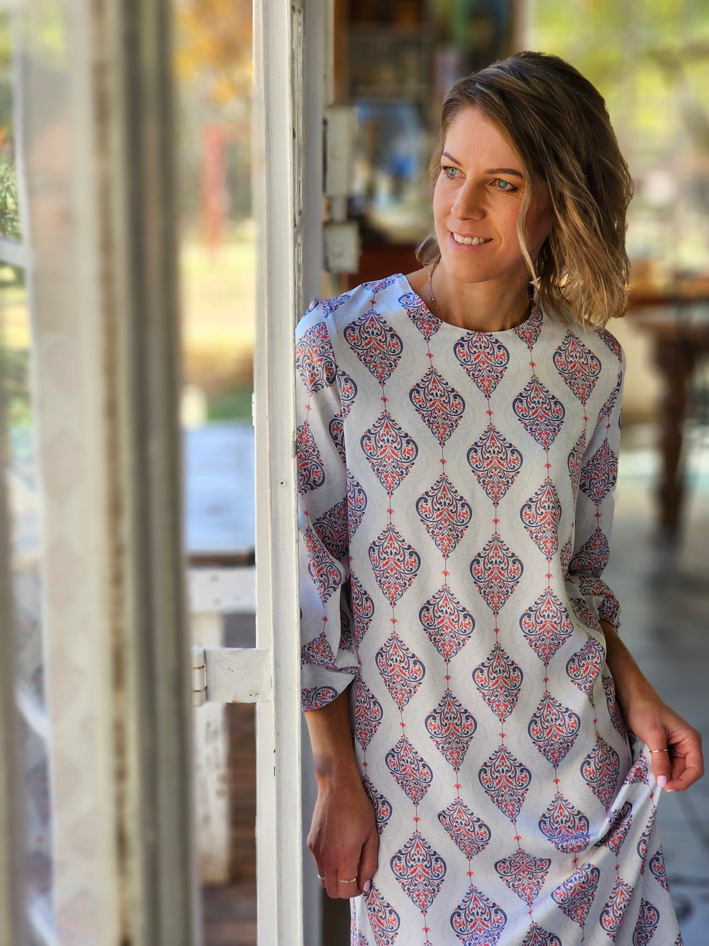 Tabitha Oriental Tiered Dress