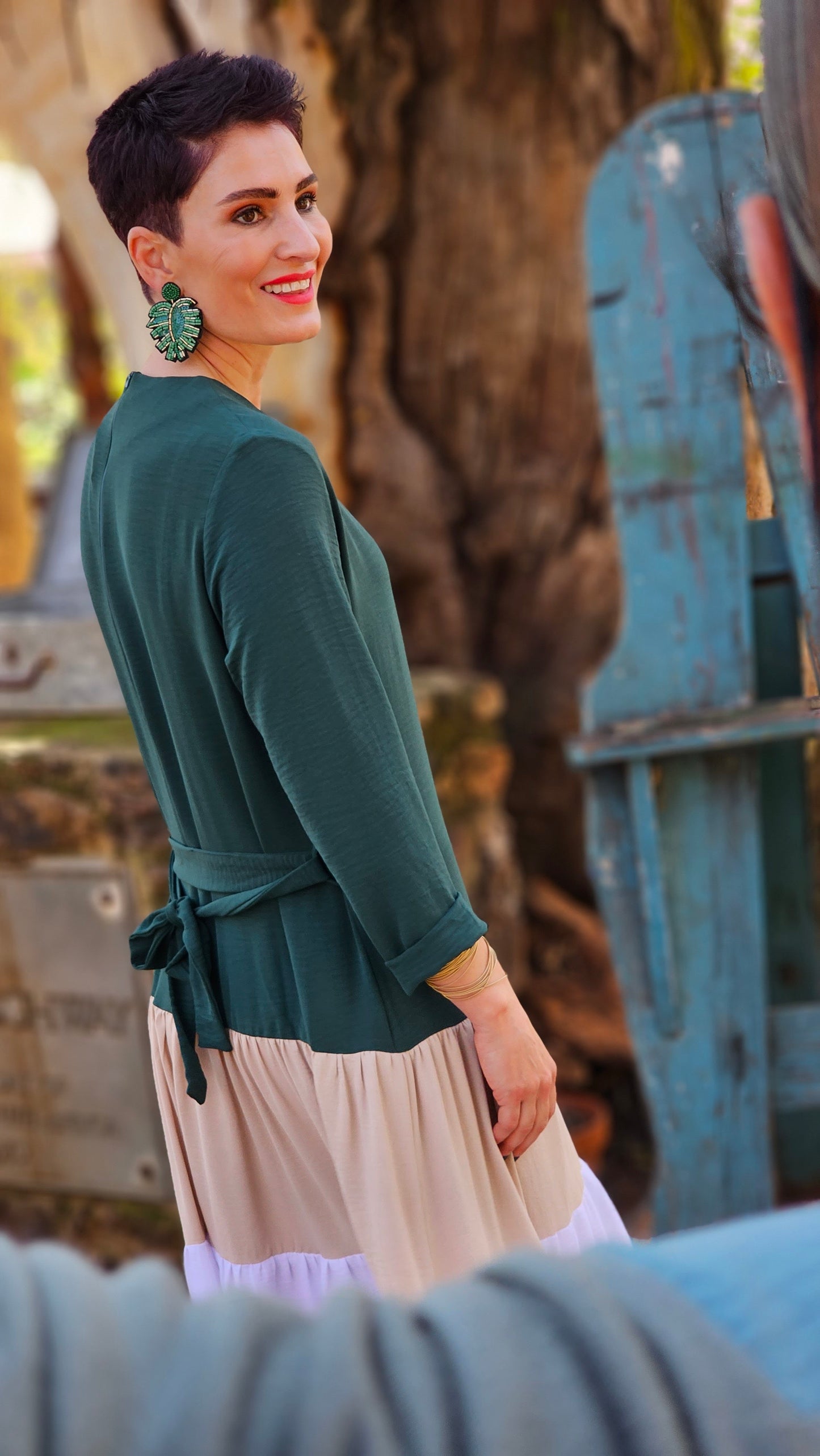 Rebecca Tiered Dress (Size 38 to 42)