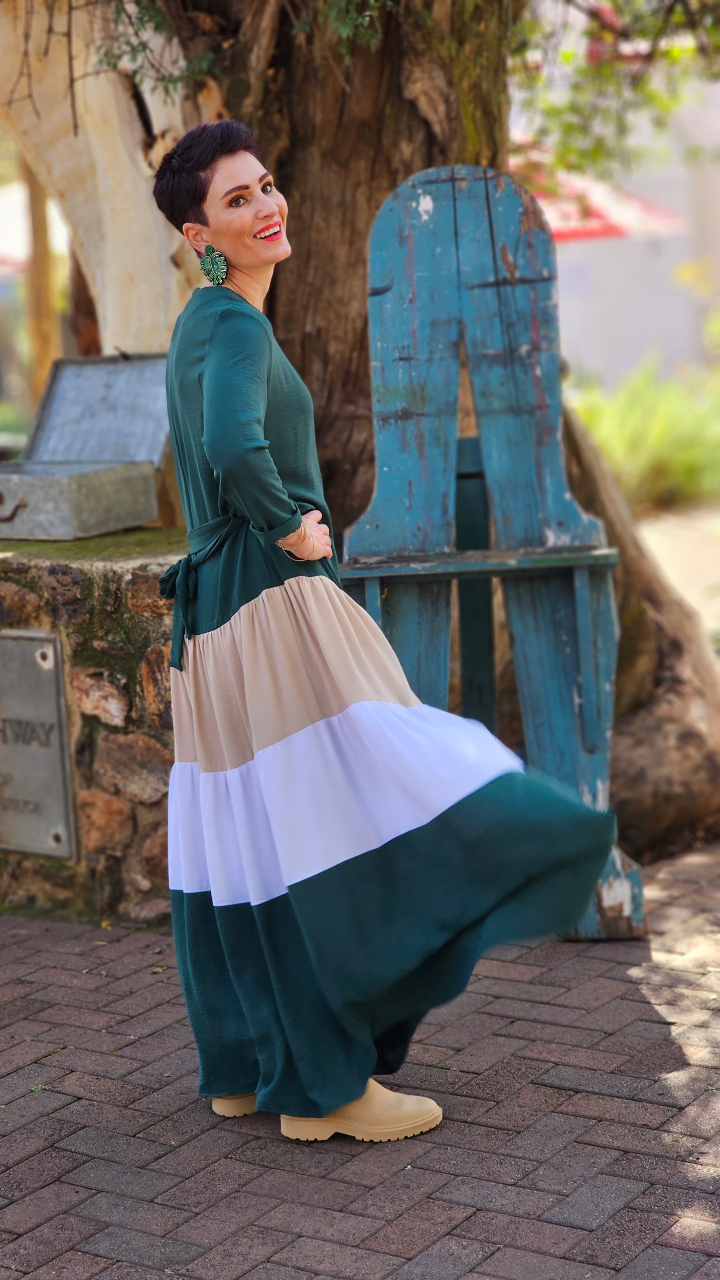 Rebecca Tiered Dress (Size 38 to 42)
