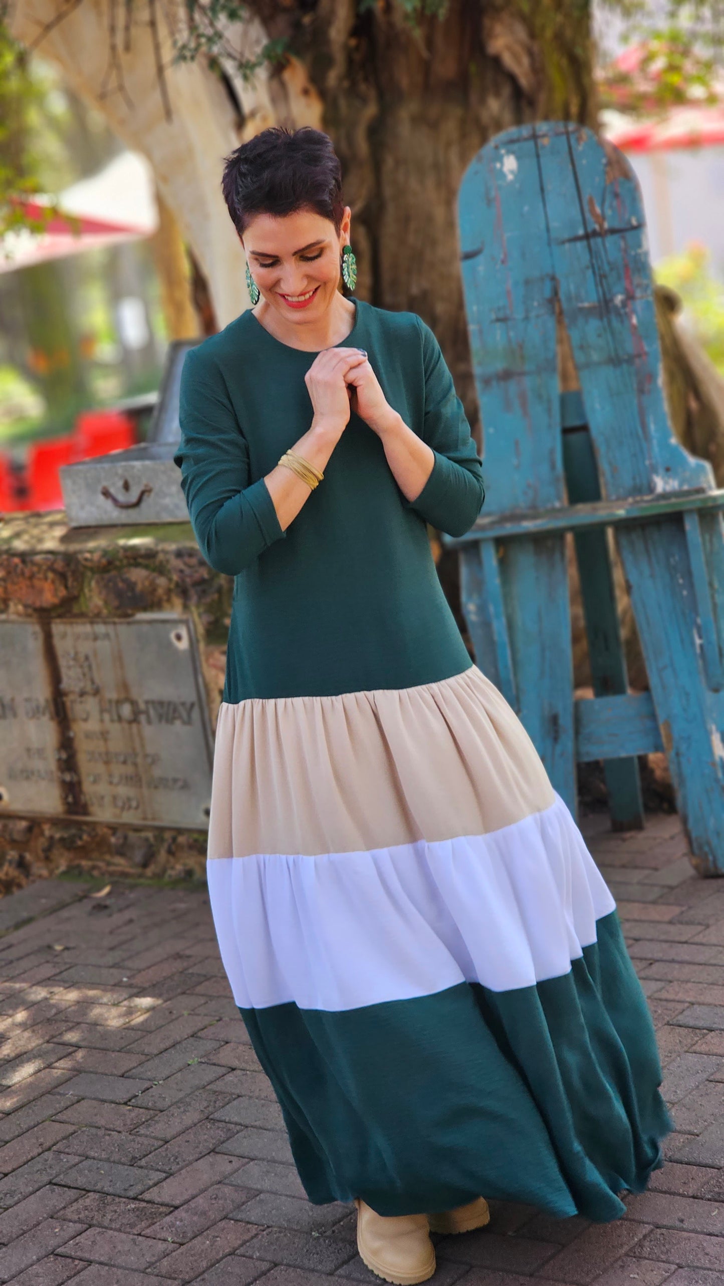 Rebecca Tiered Dress (Size 38 to 42)