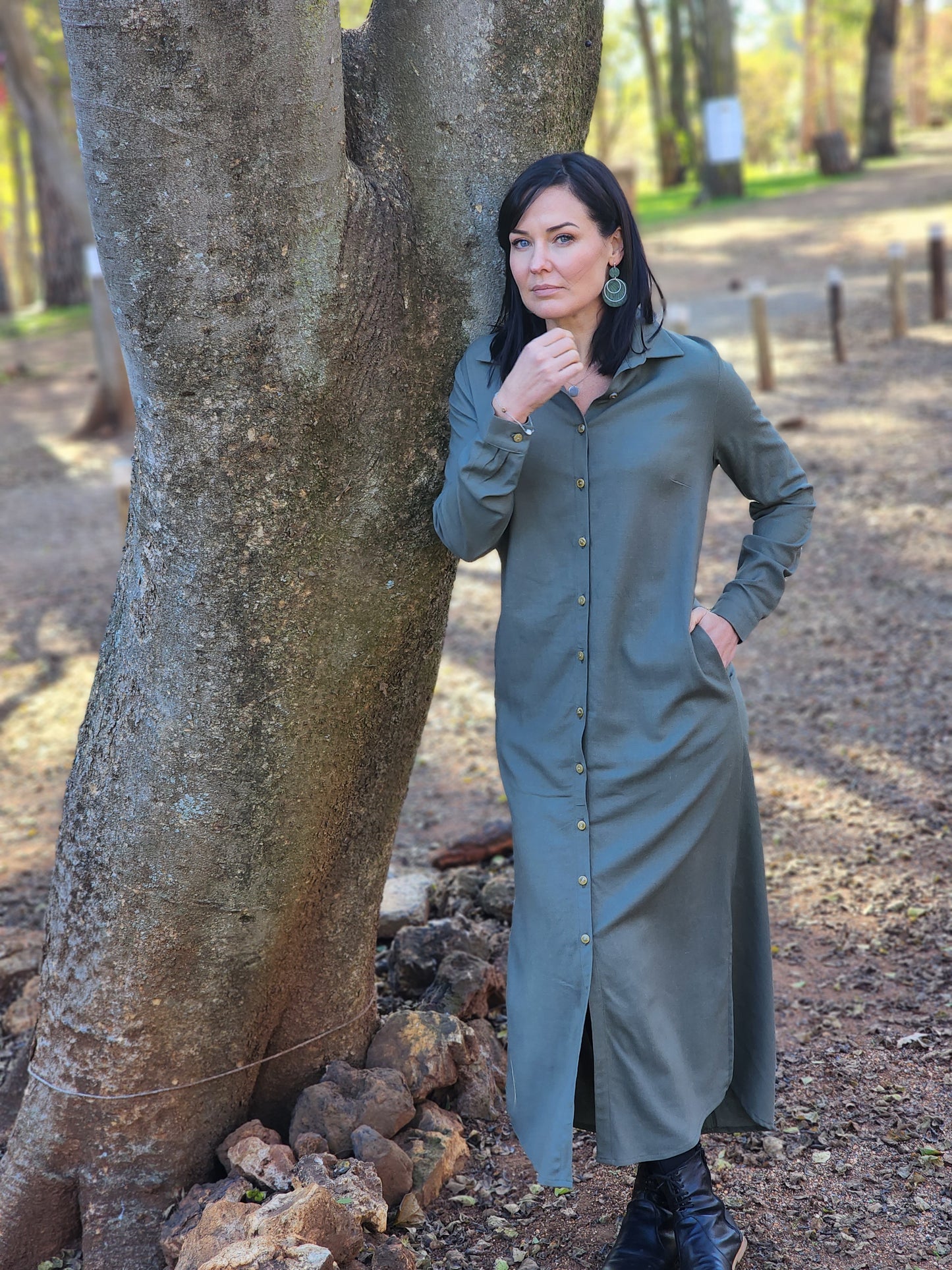 Willow Dress Olive
