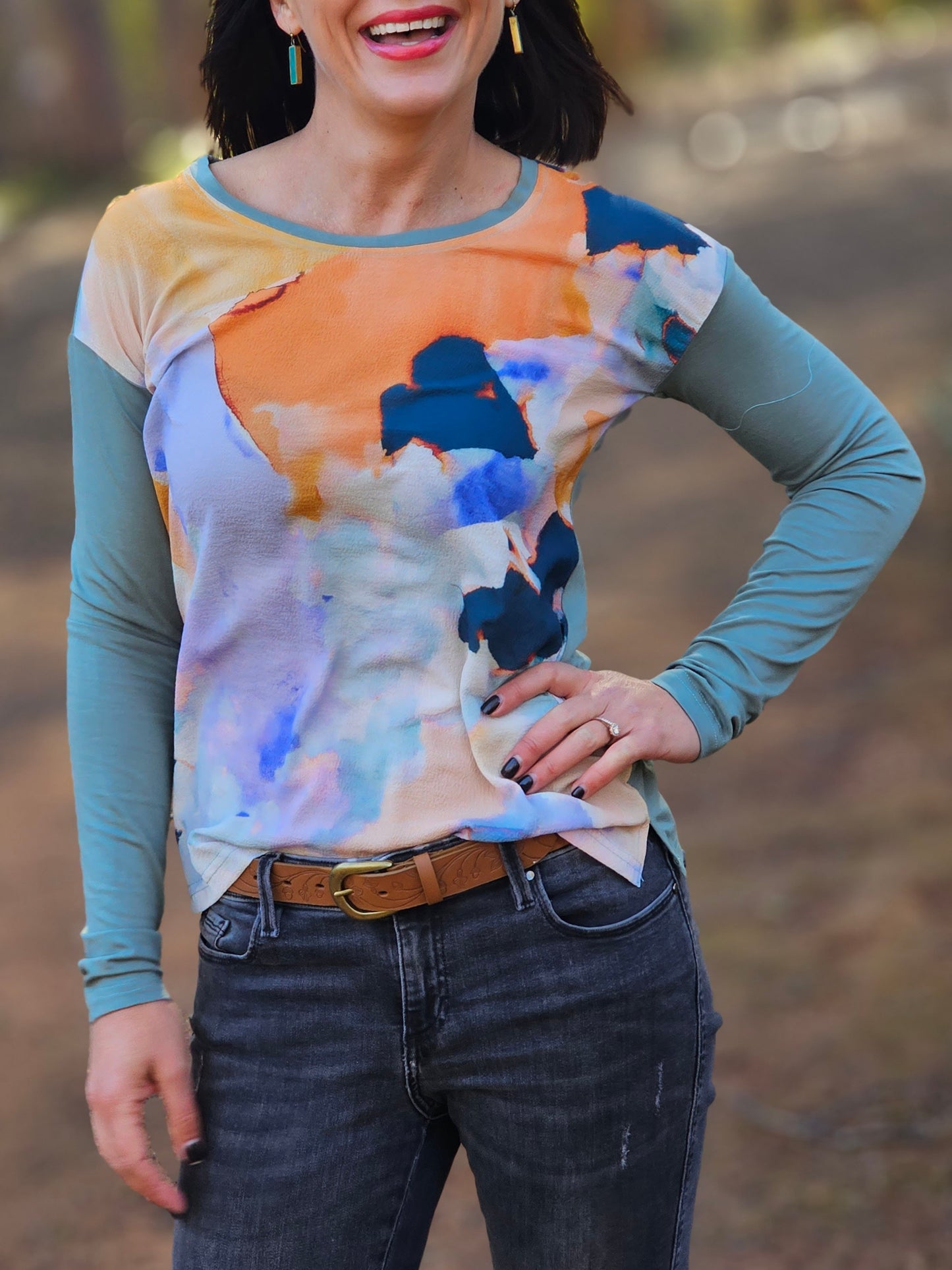 Milla Watercolor Long Sleeve