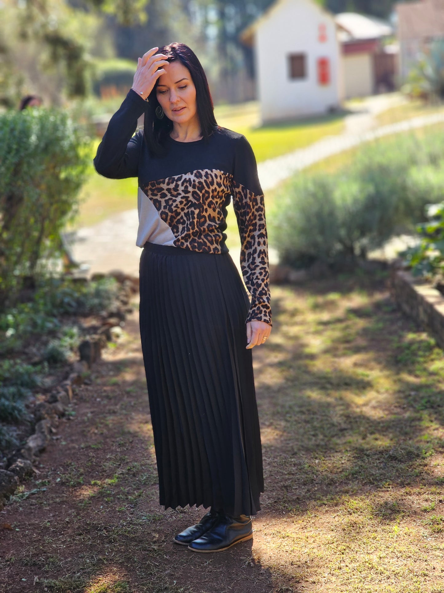 Betty Pleated Skirt (only XL-2XL)