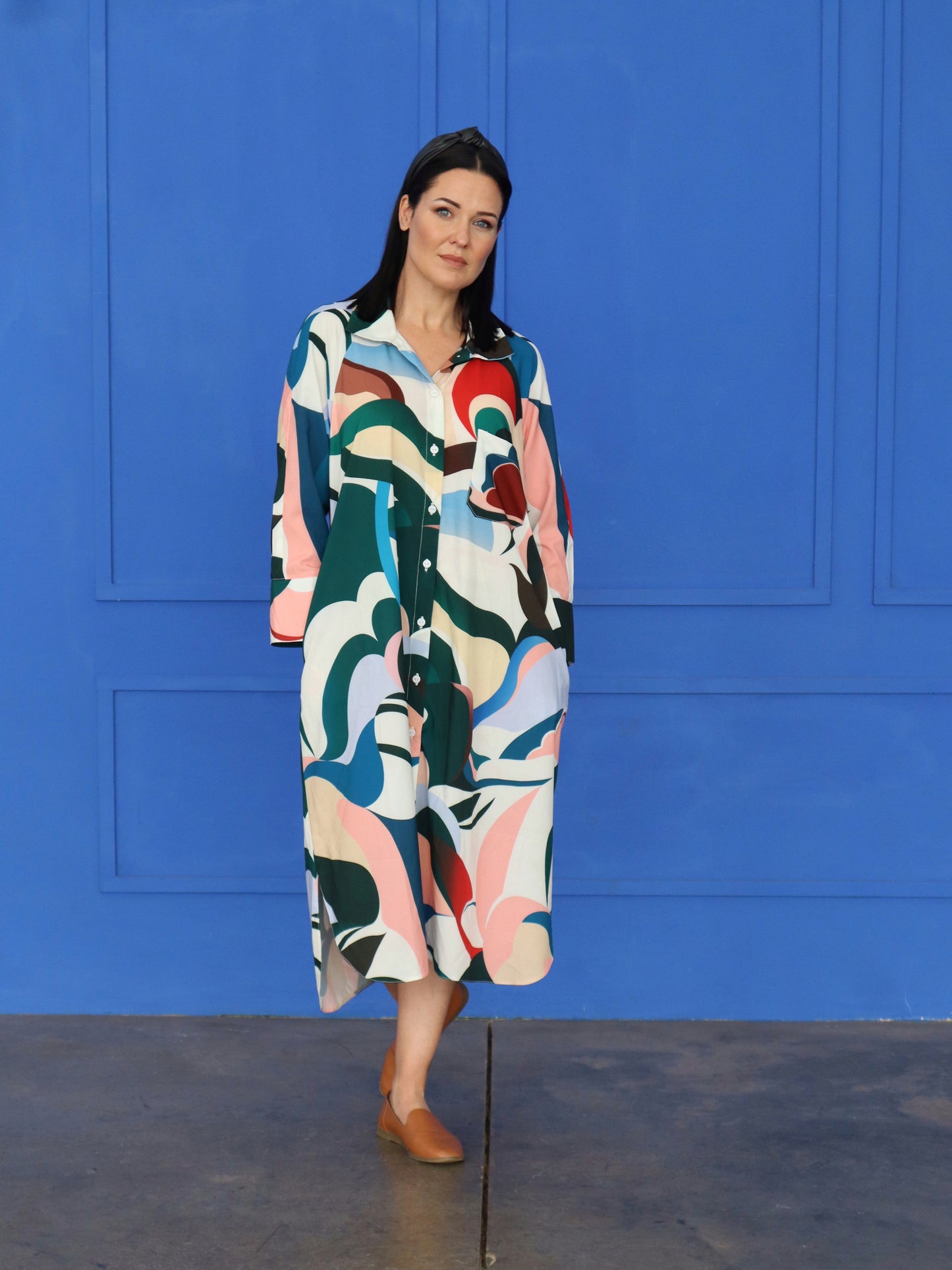 Savannah Graphic Dress