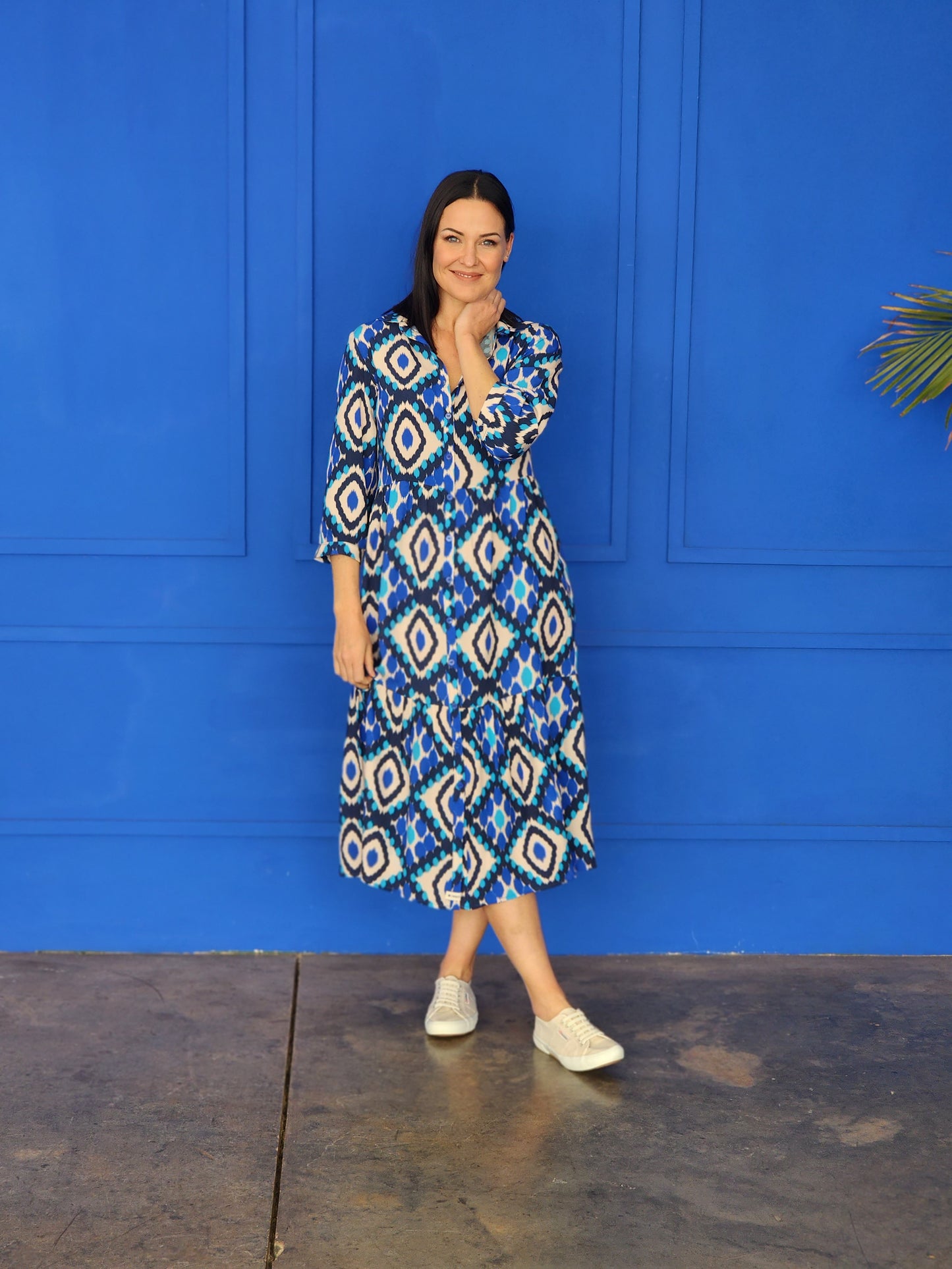 Trish Argyle Blue Dress