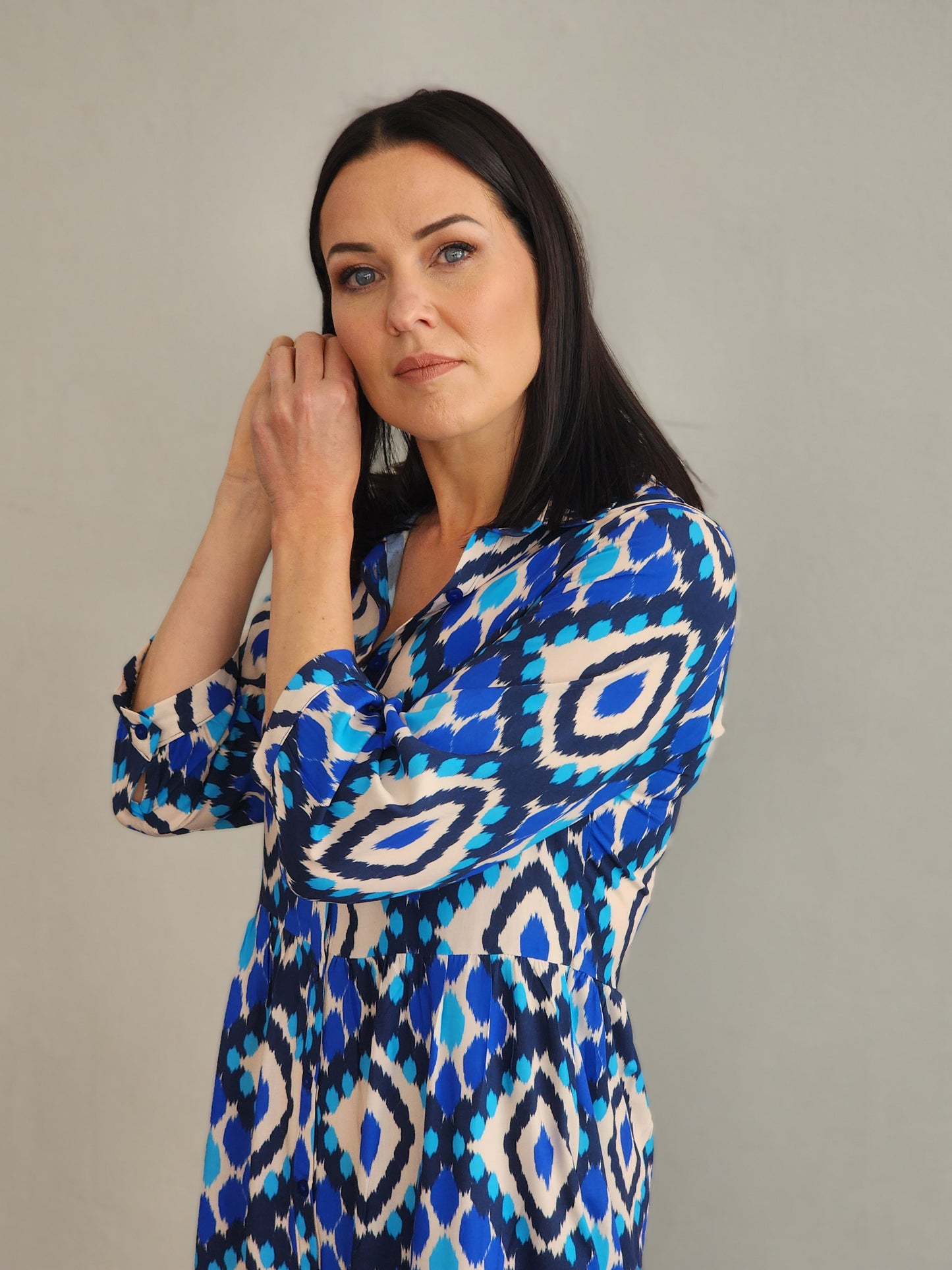 Trish Argyle Blue Dress