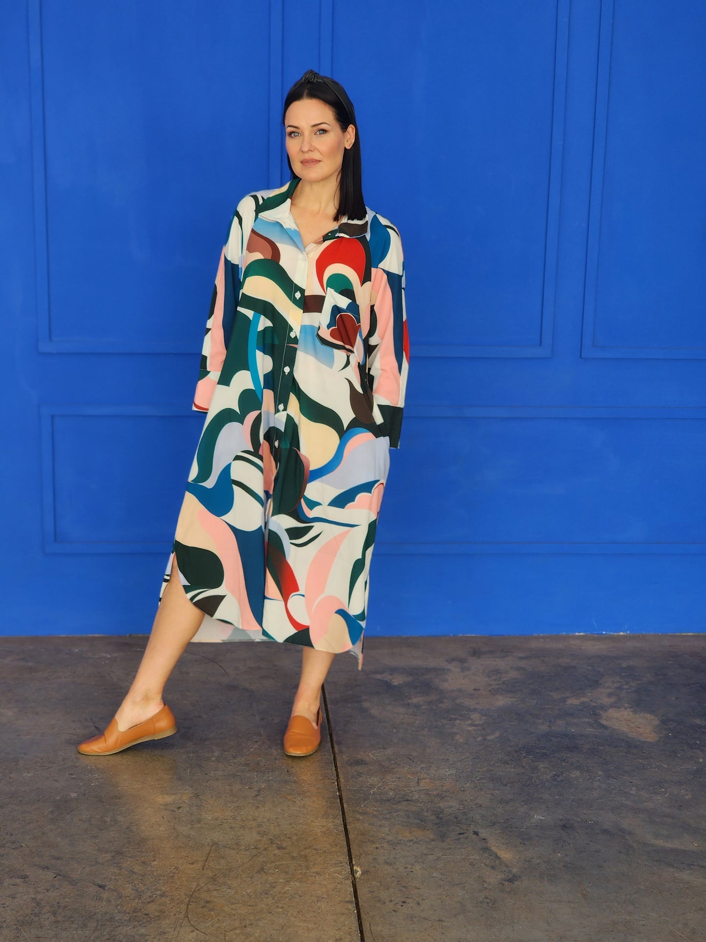 Savannah Graphic Dress