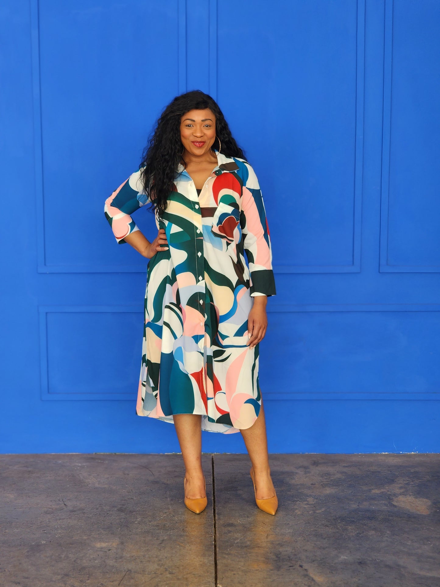 Savannah Graphic Dress