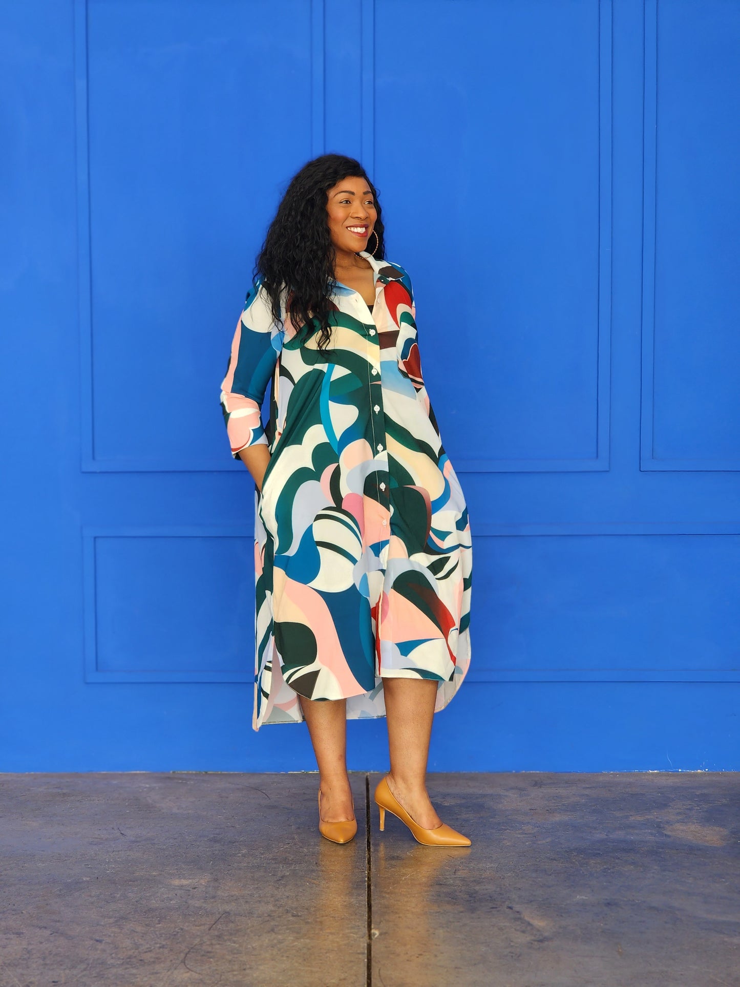 Savannah Graphic Dress