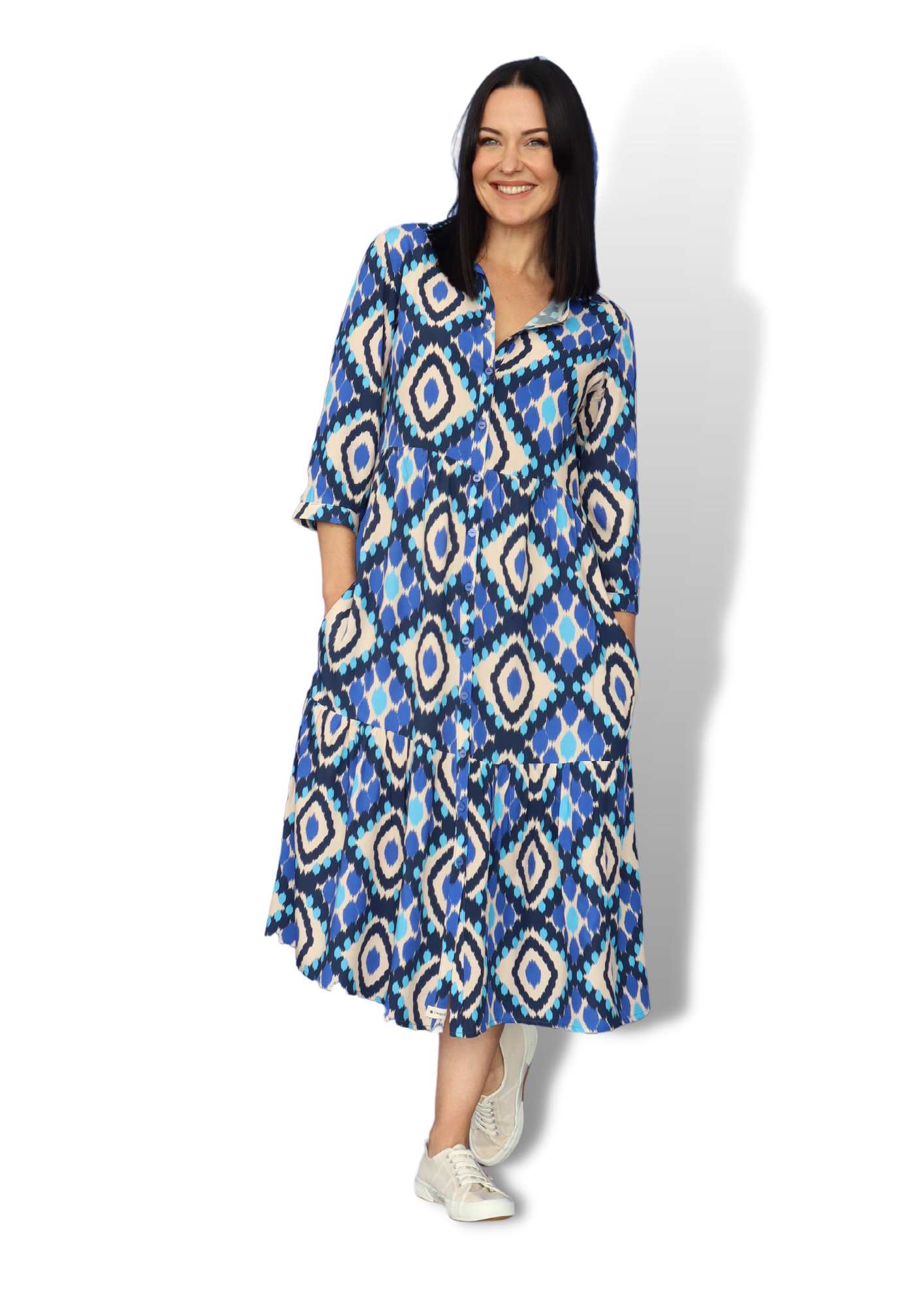 Trish Argyle Blue Dress