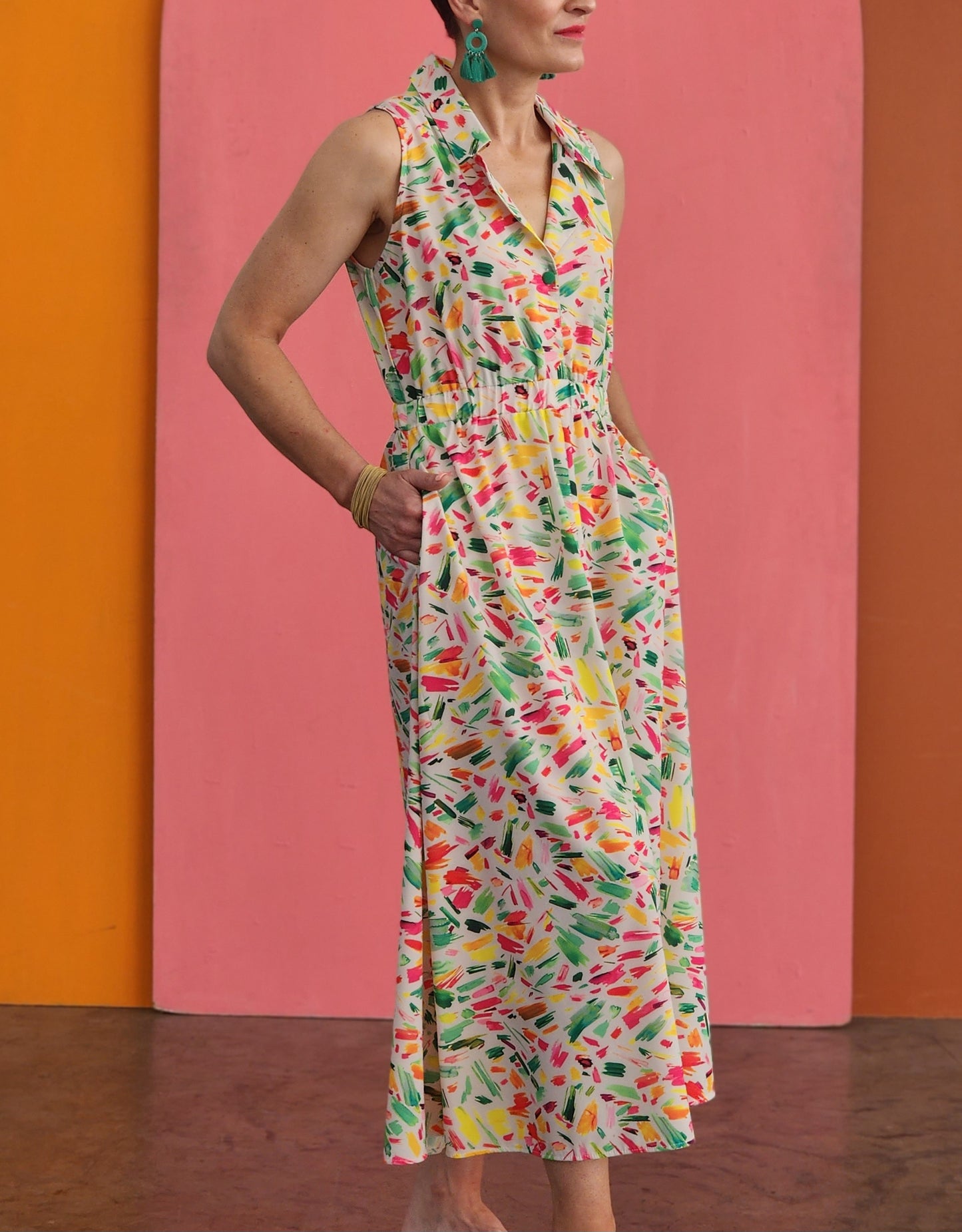 Florance dress Sprinkles white