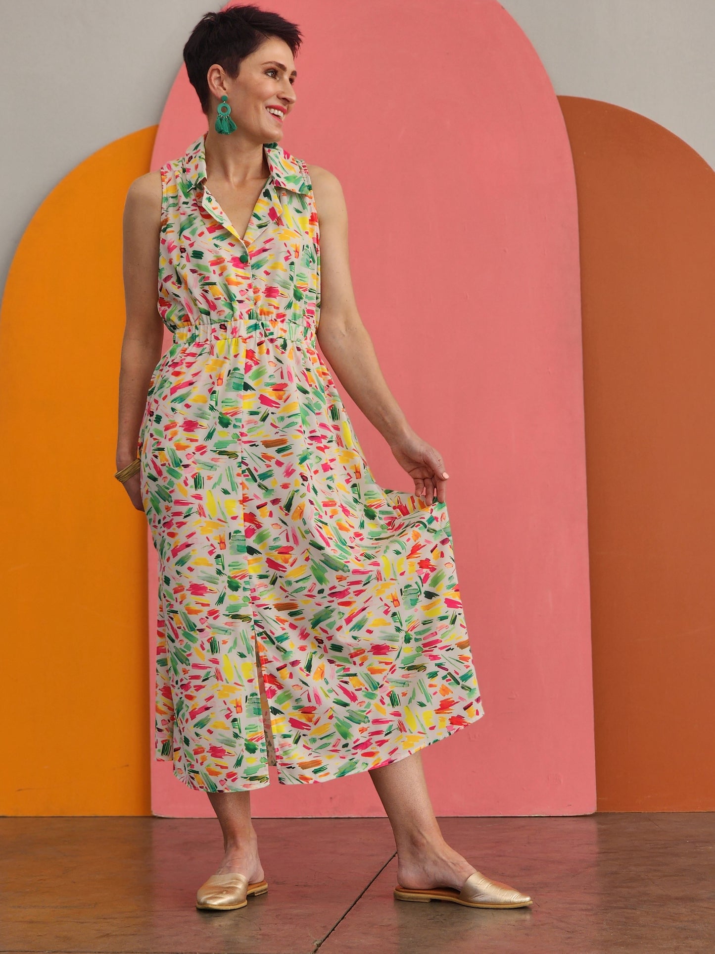 Florance dress Sprinkles white