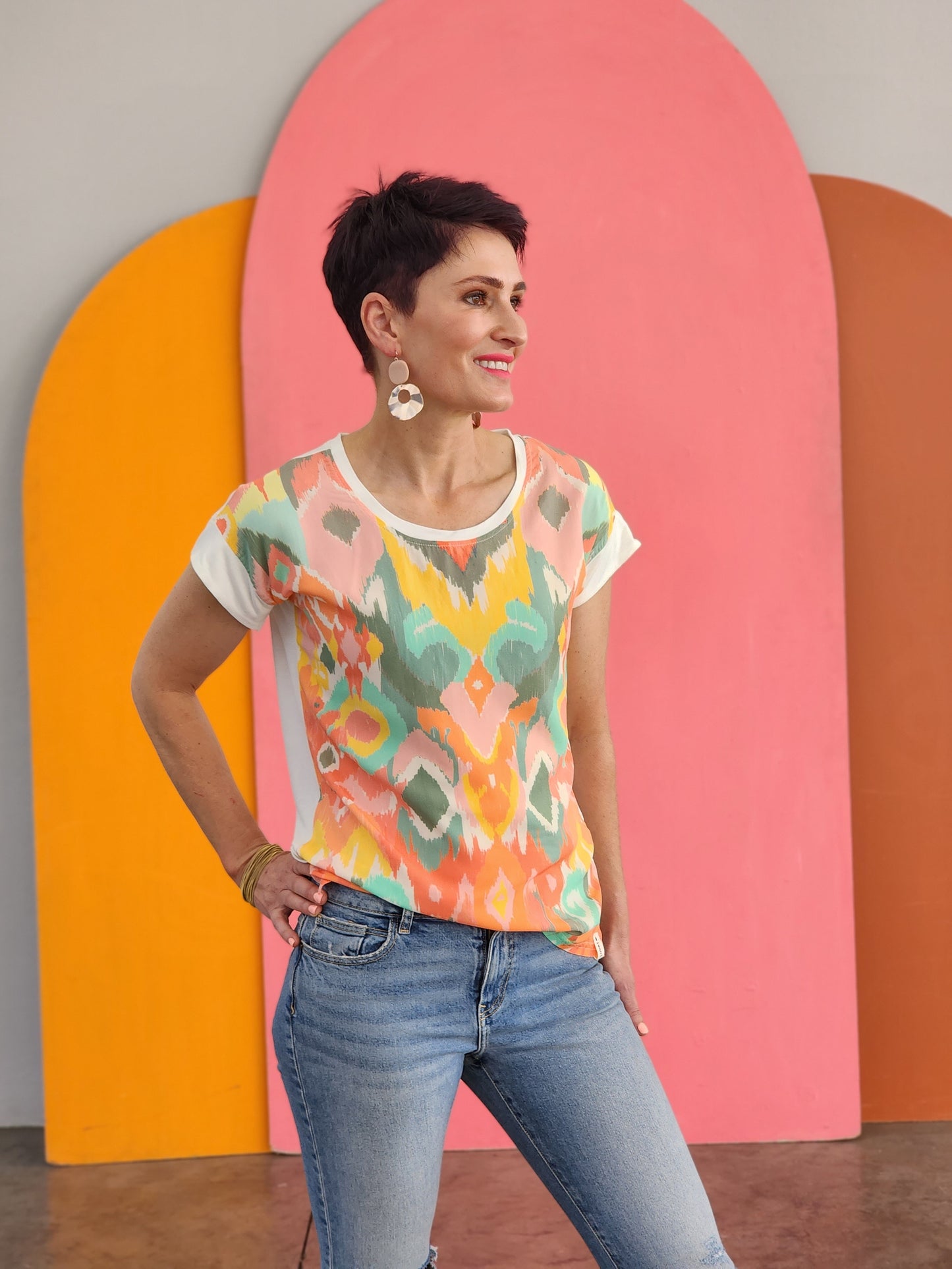 Zinnia blouse Sorbet