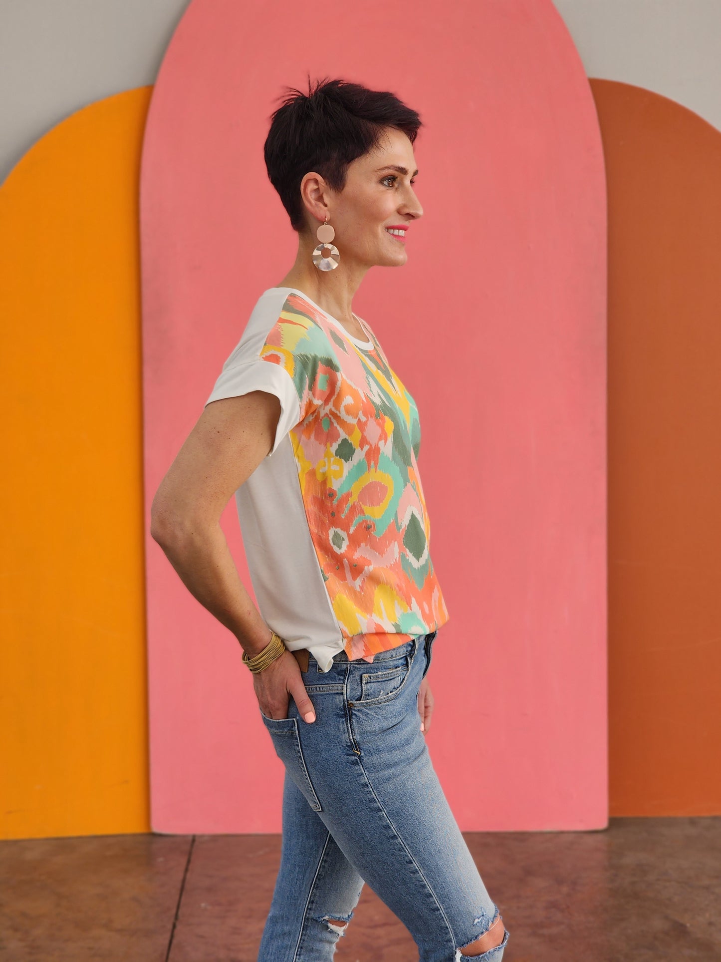 Zinnia blouse Sorbet