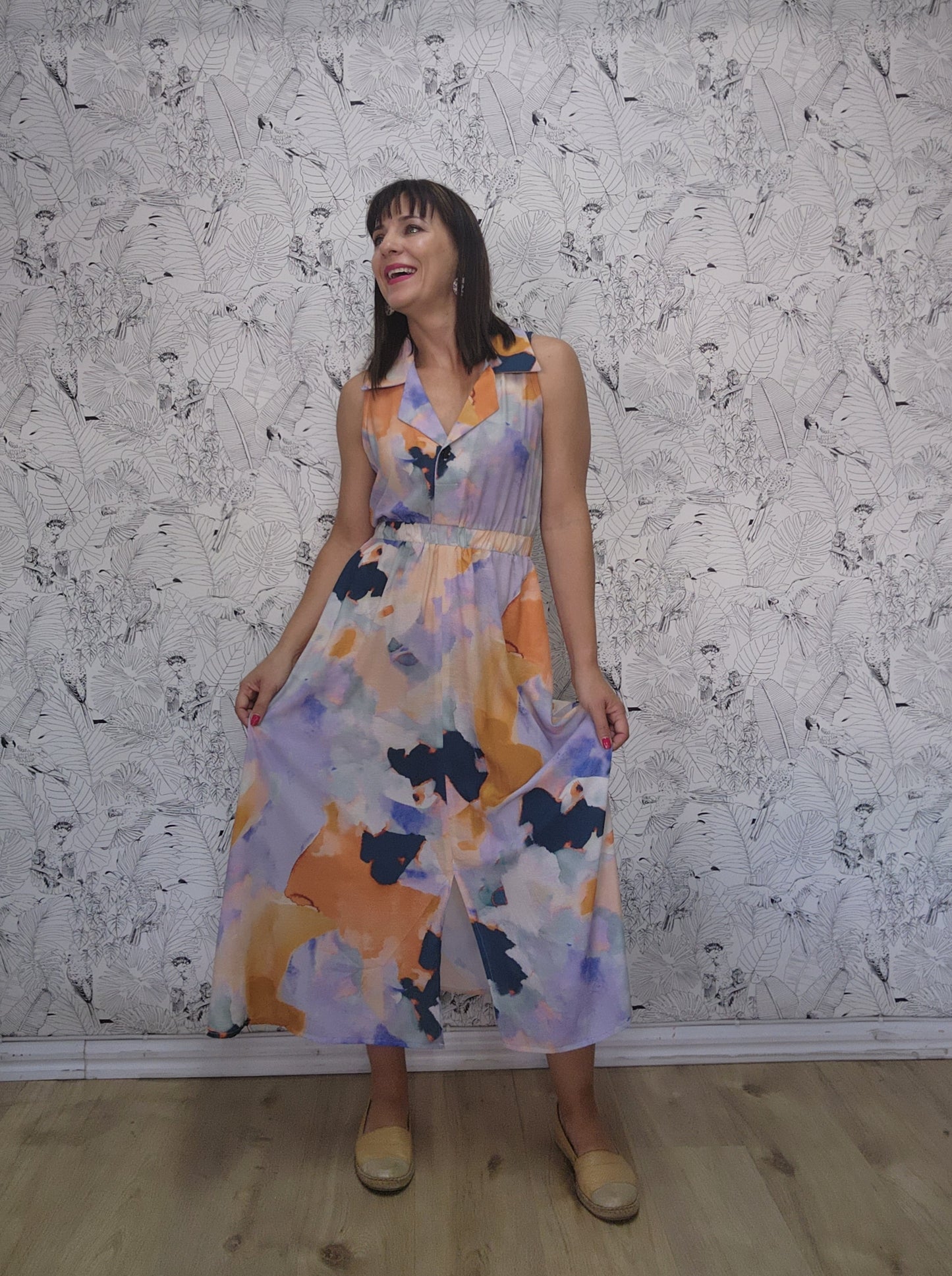 Florance dress watercolour