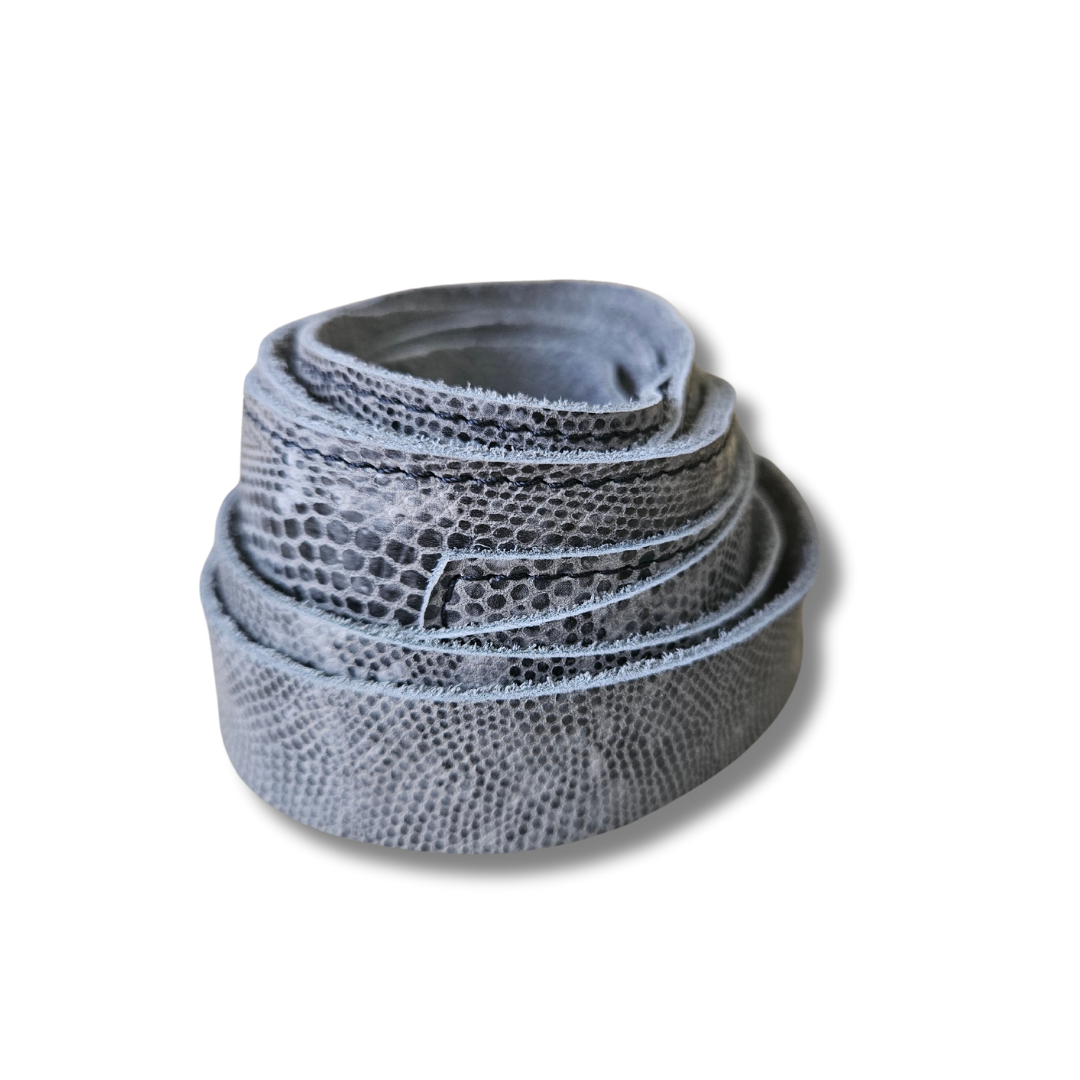 Tanna Wrap Belt Silver Snake