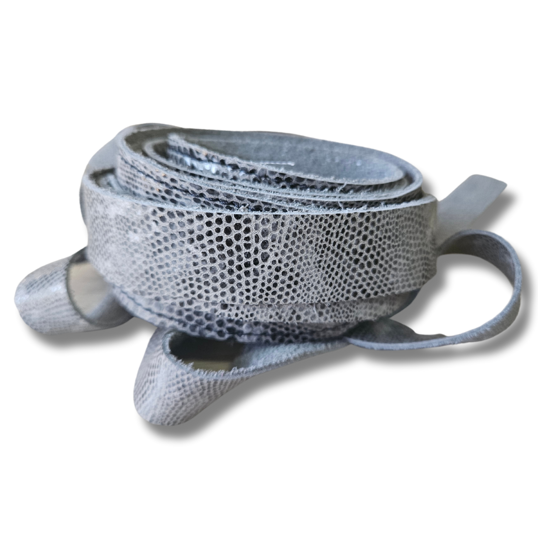 Tanna Wrap Belt Silver Snake