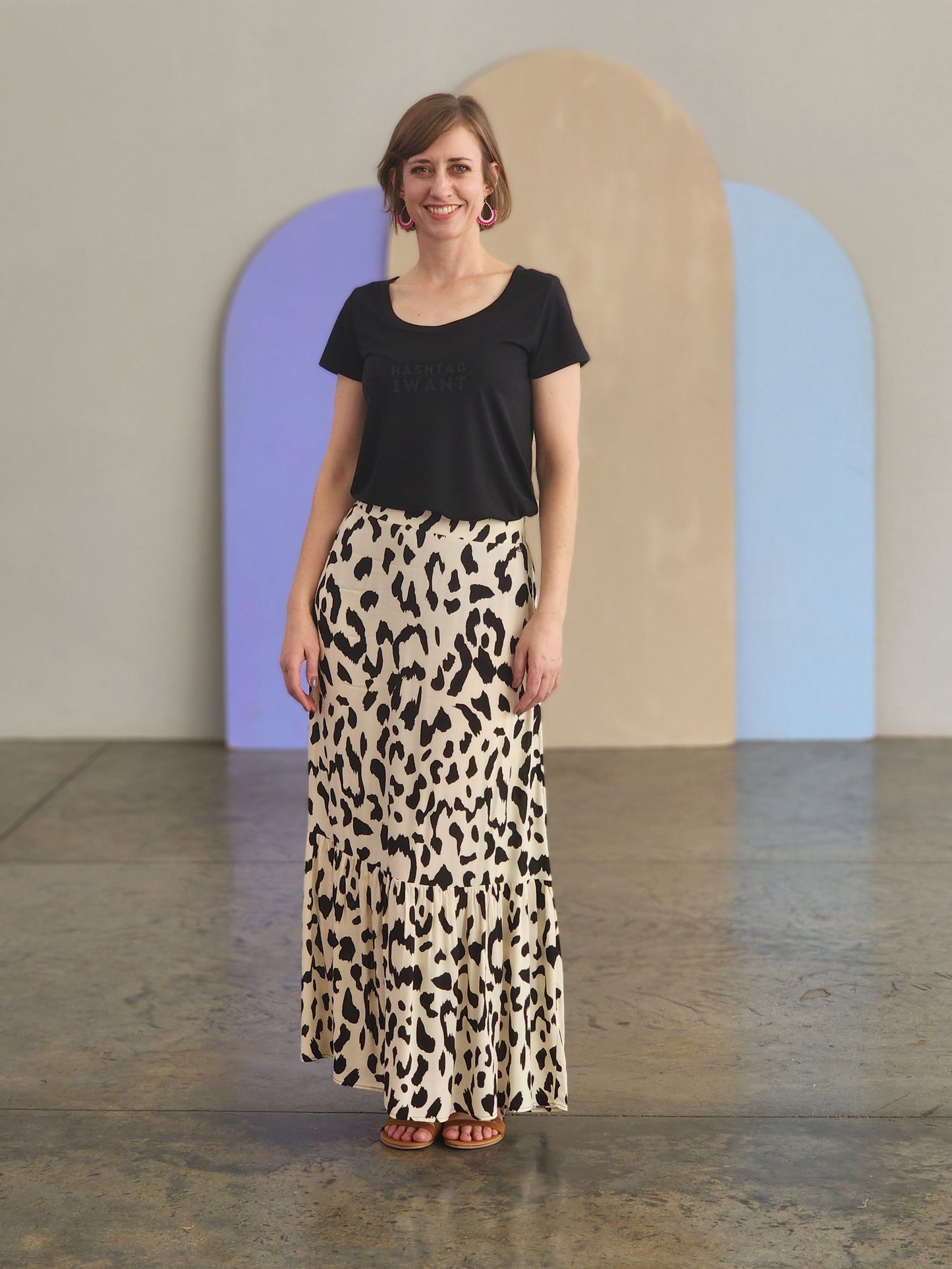 Erin Skirt Black & White