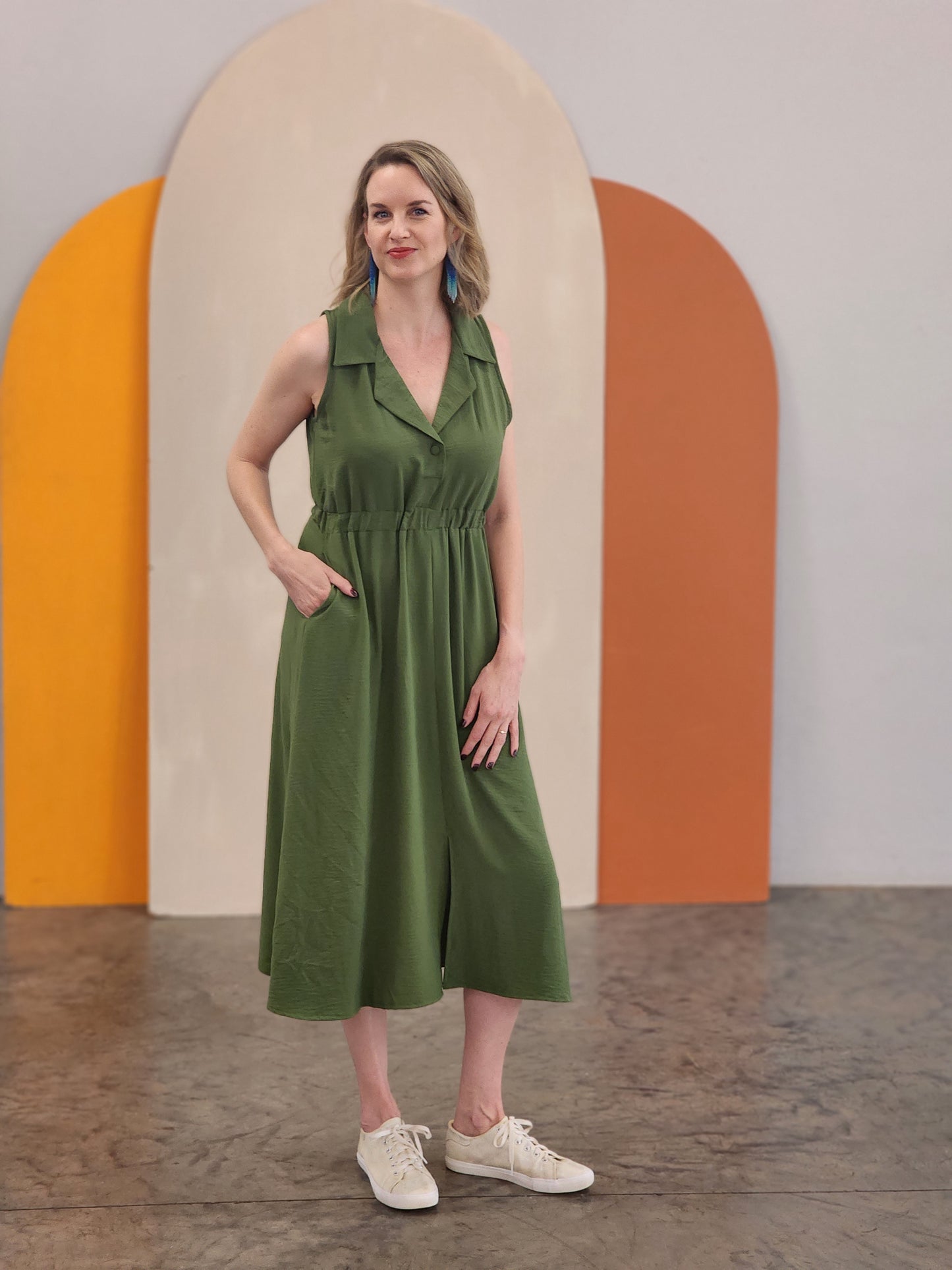 Florance Khaki Dress