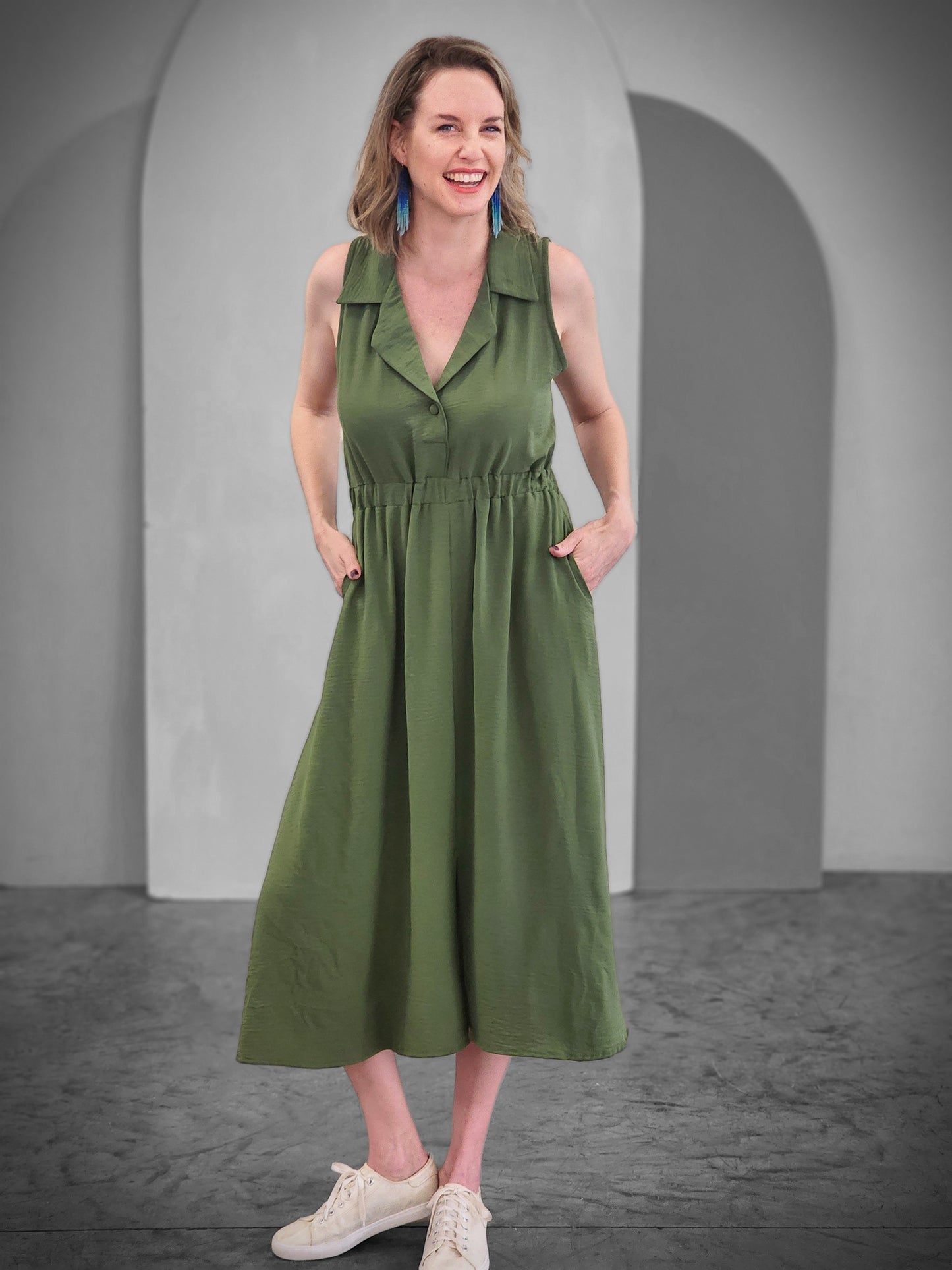 Florance Khaki Dress