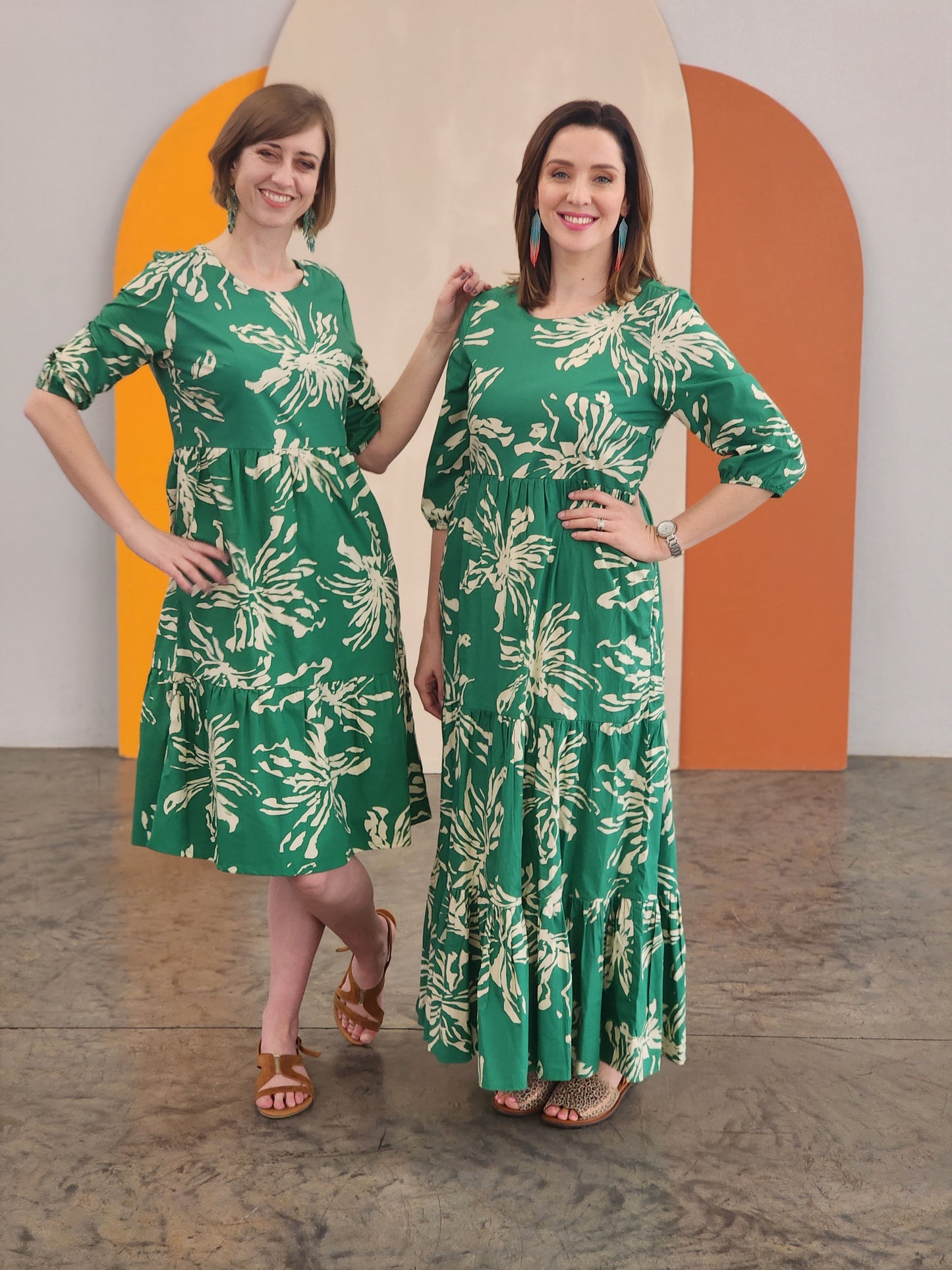 Abbey Greeny Midi