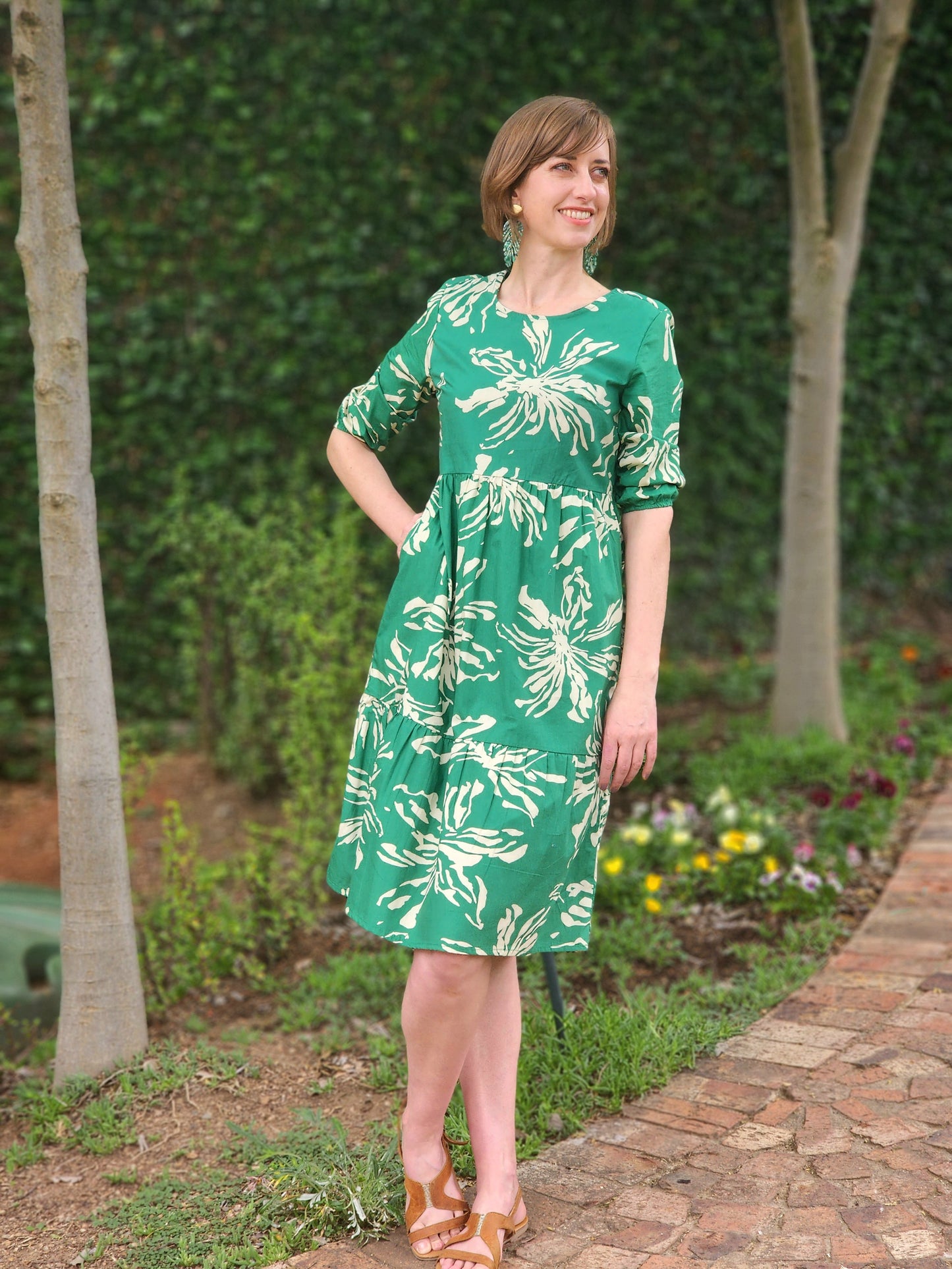 Abbey Greeny Midi
