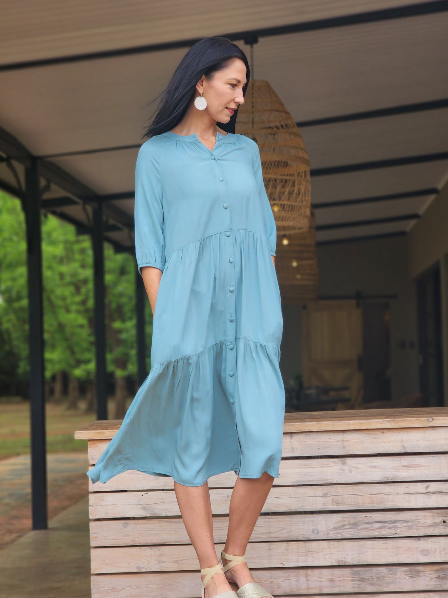 Nina Dress SeaBreeze MIDI