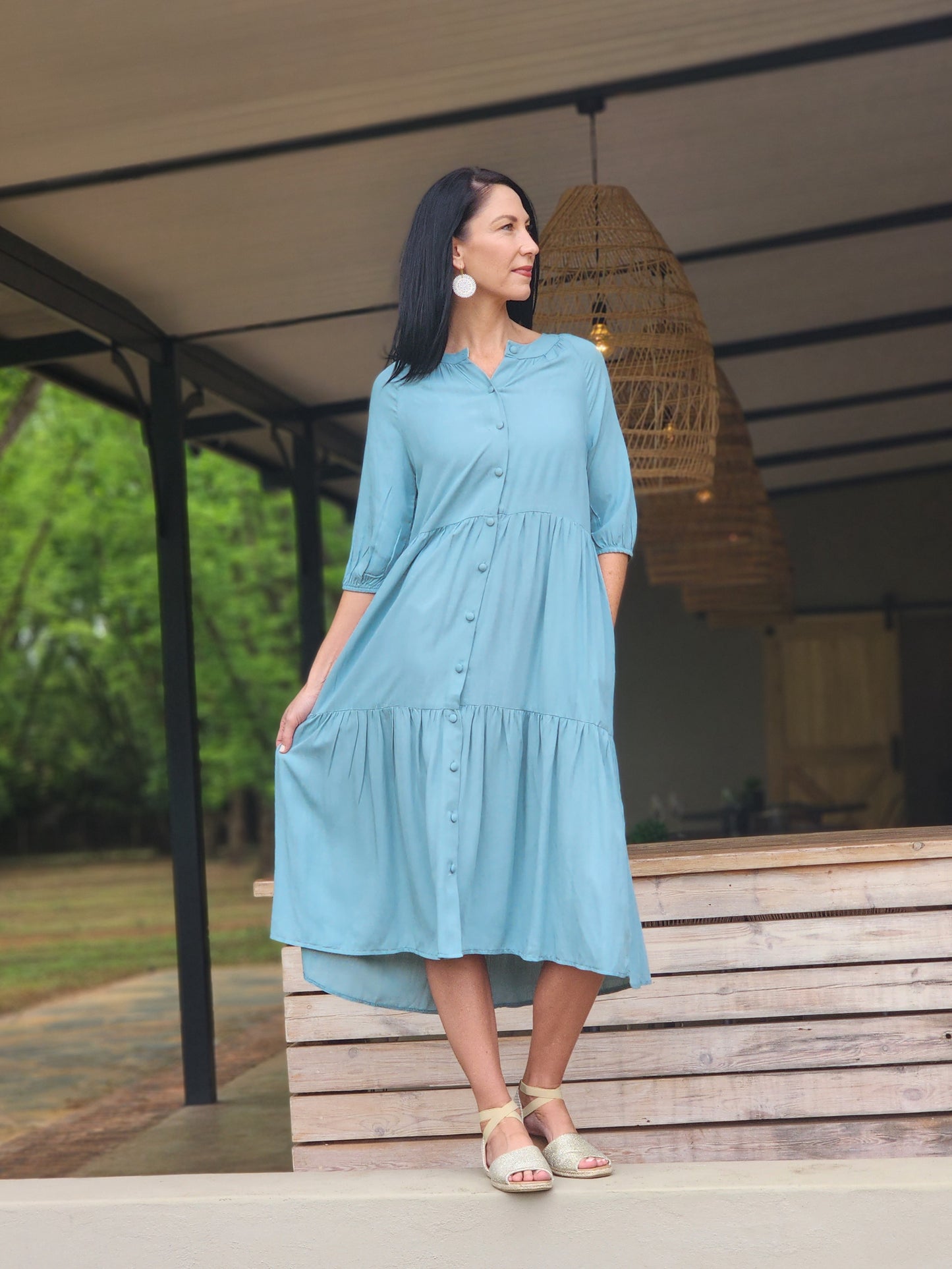 Nina Dress SeaBreeze MIDI
