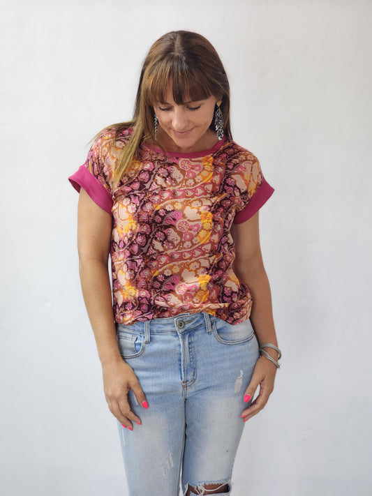 Zinnia Blouse Santorini (Size S)