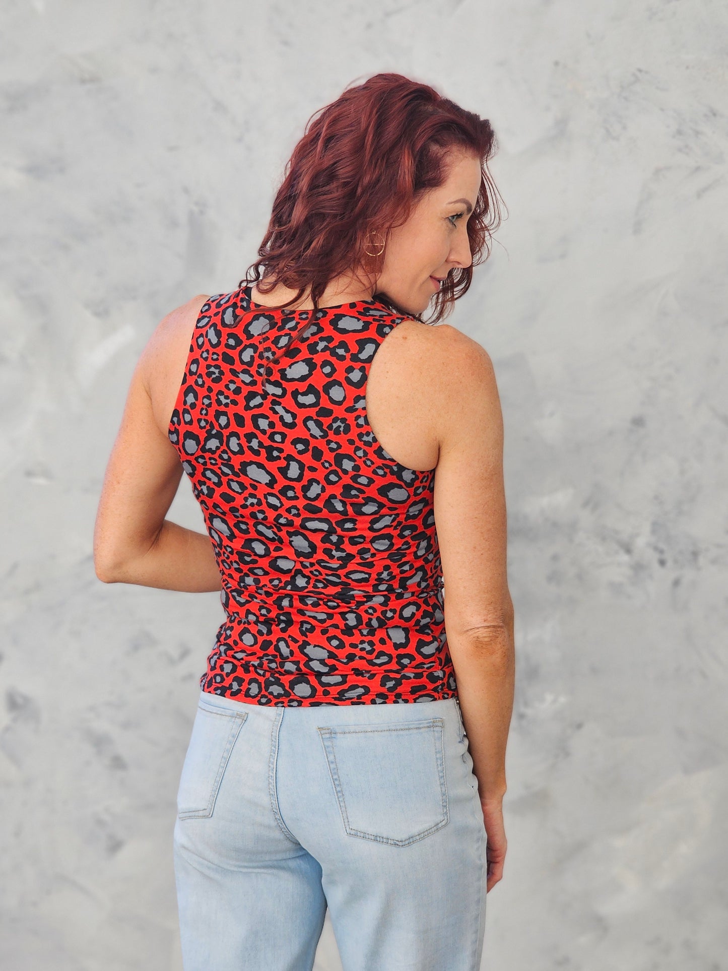 Cari Top Red Leo (Size S/M)