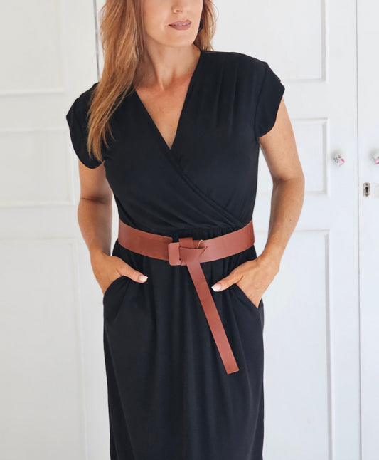 Luna Dress Black Maxi