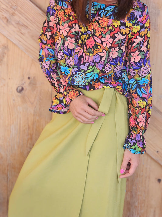 Belize Skirt Chartreuse