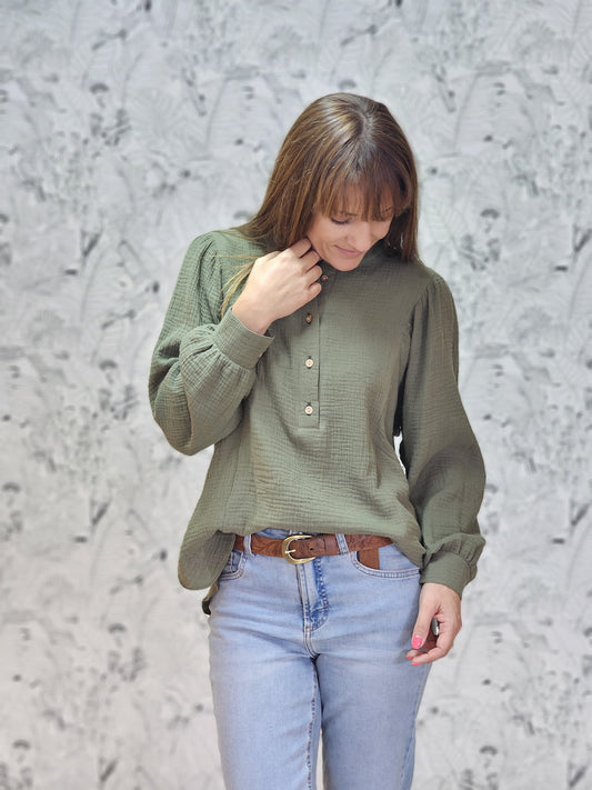 Bianca Blouse Olive