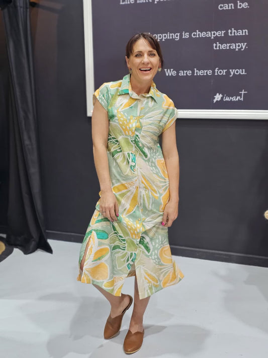 Charlotte Dress Mint Floral