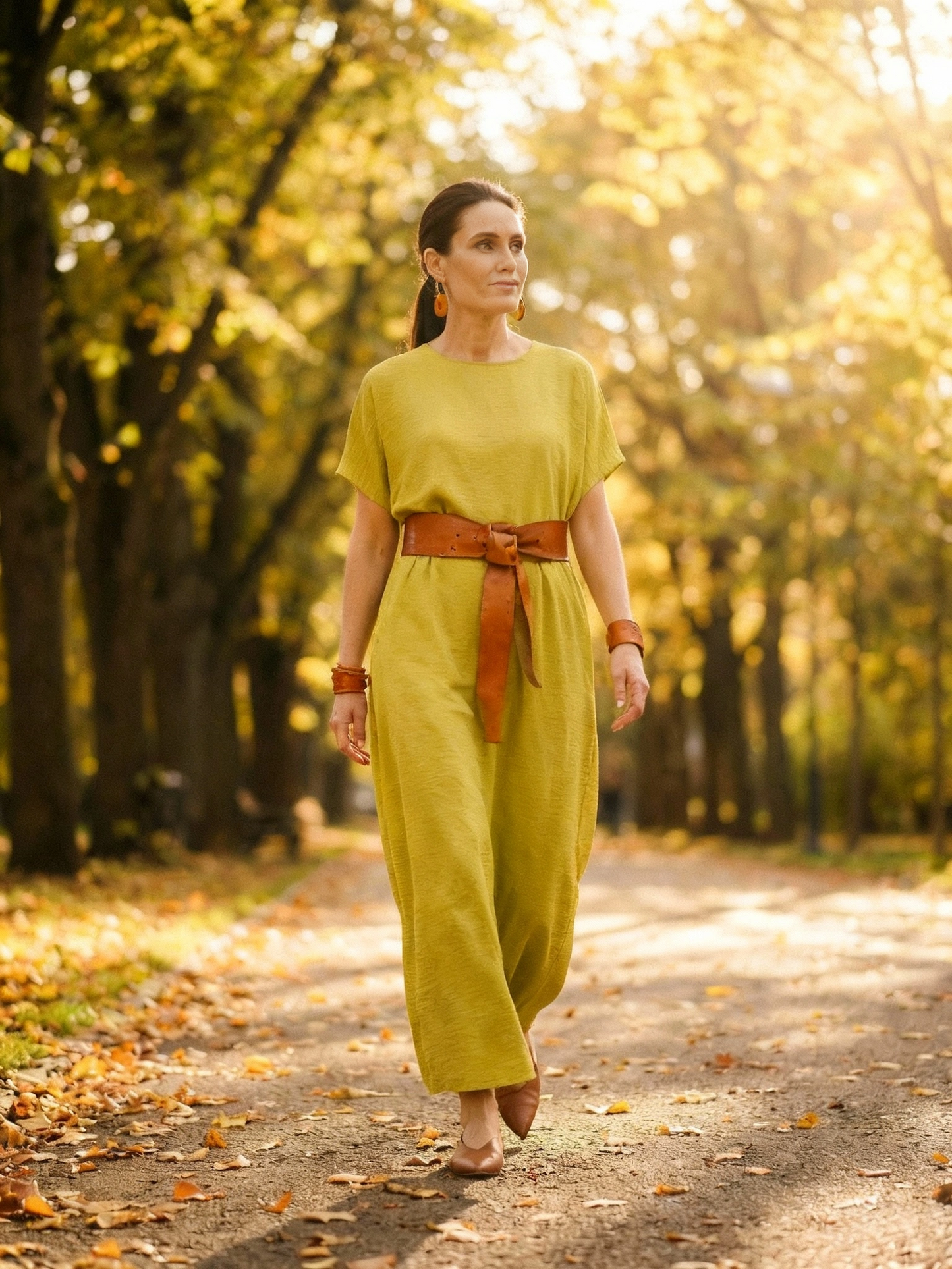 Aura Dress Chartreuse