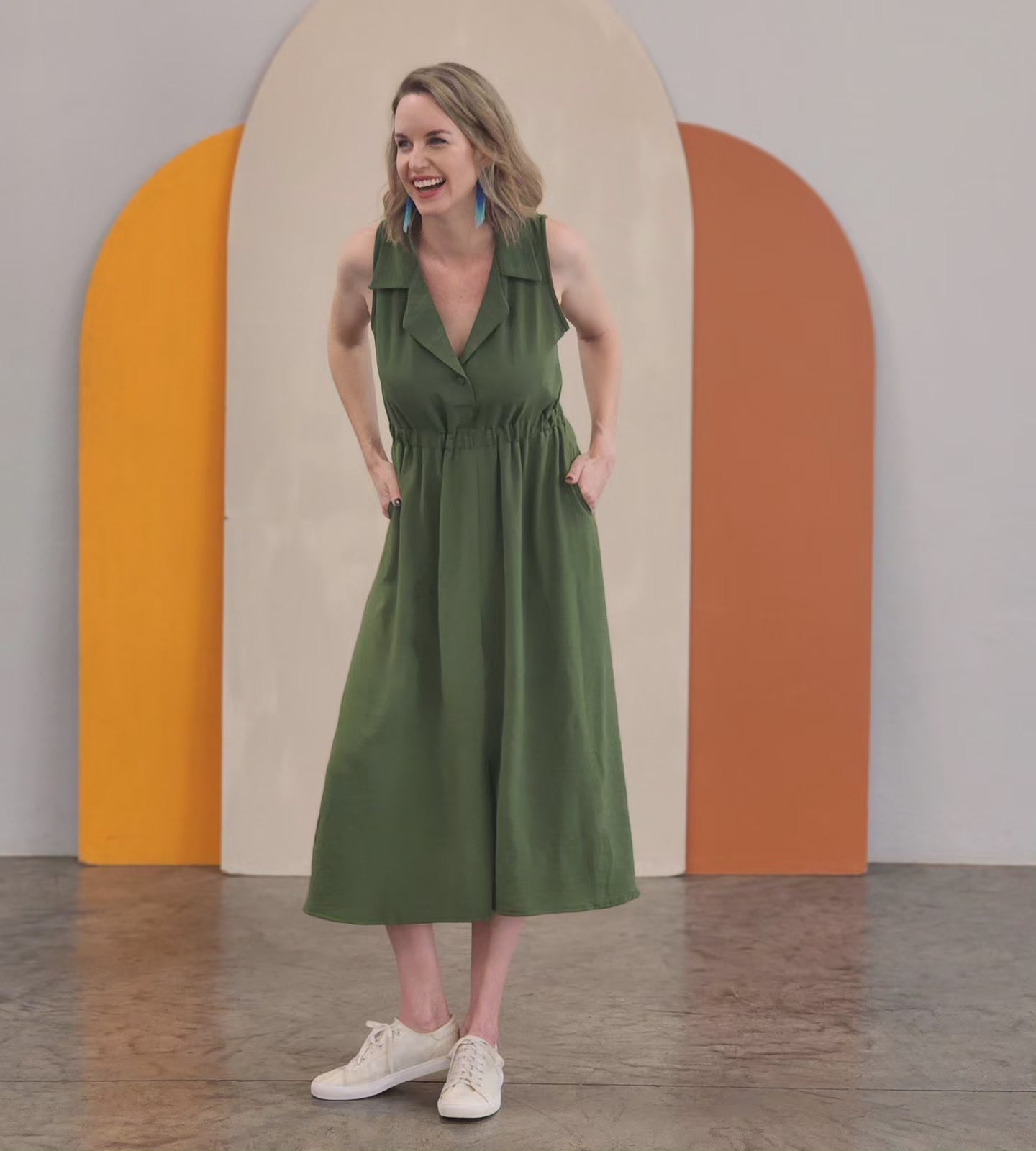 Florance Khaki Dress