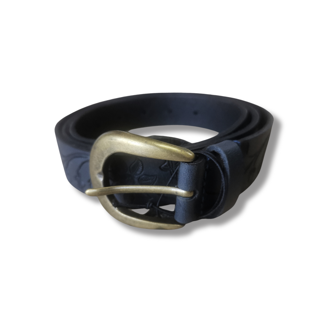 Nikki leather belt Black