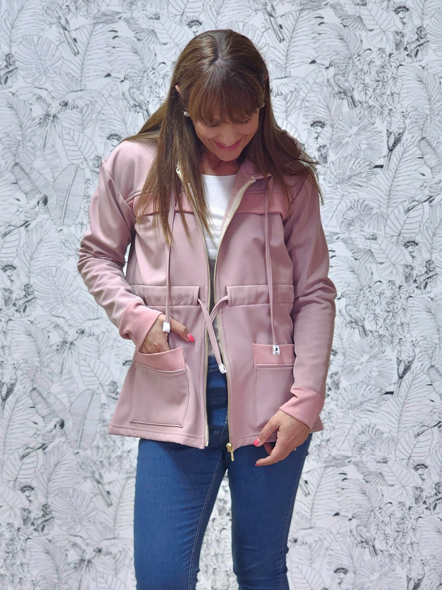 Anika Mini Hoodie Soft Shell Rose Dust
