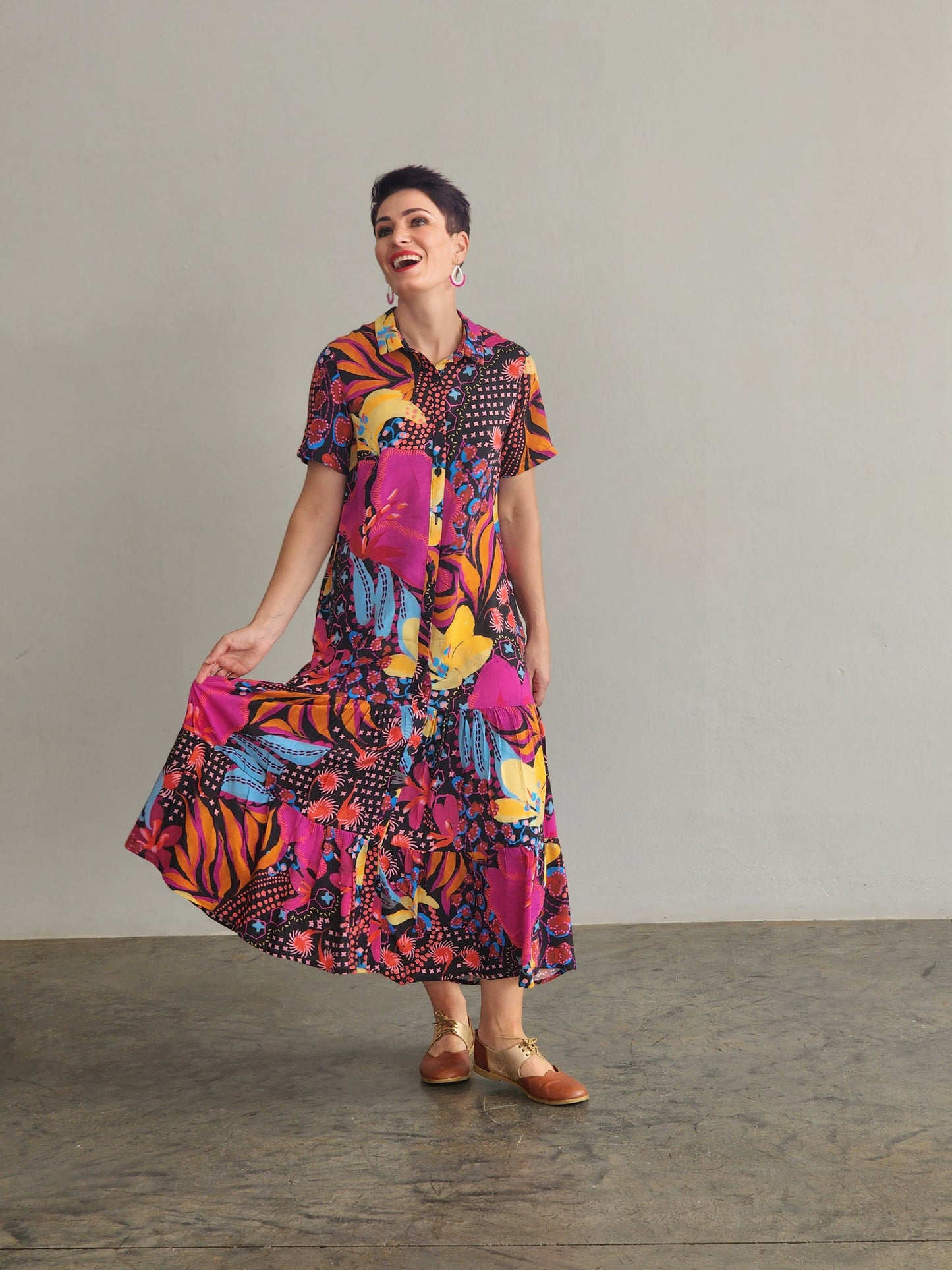 Sienna Black Lively Dress (Size 42)