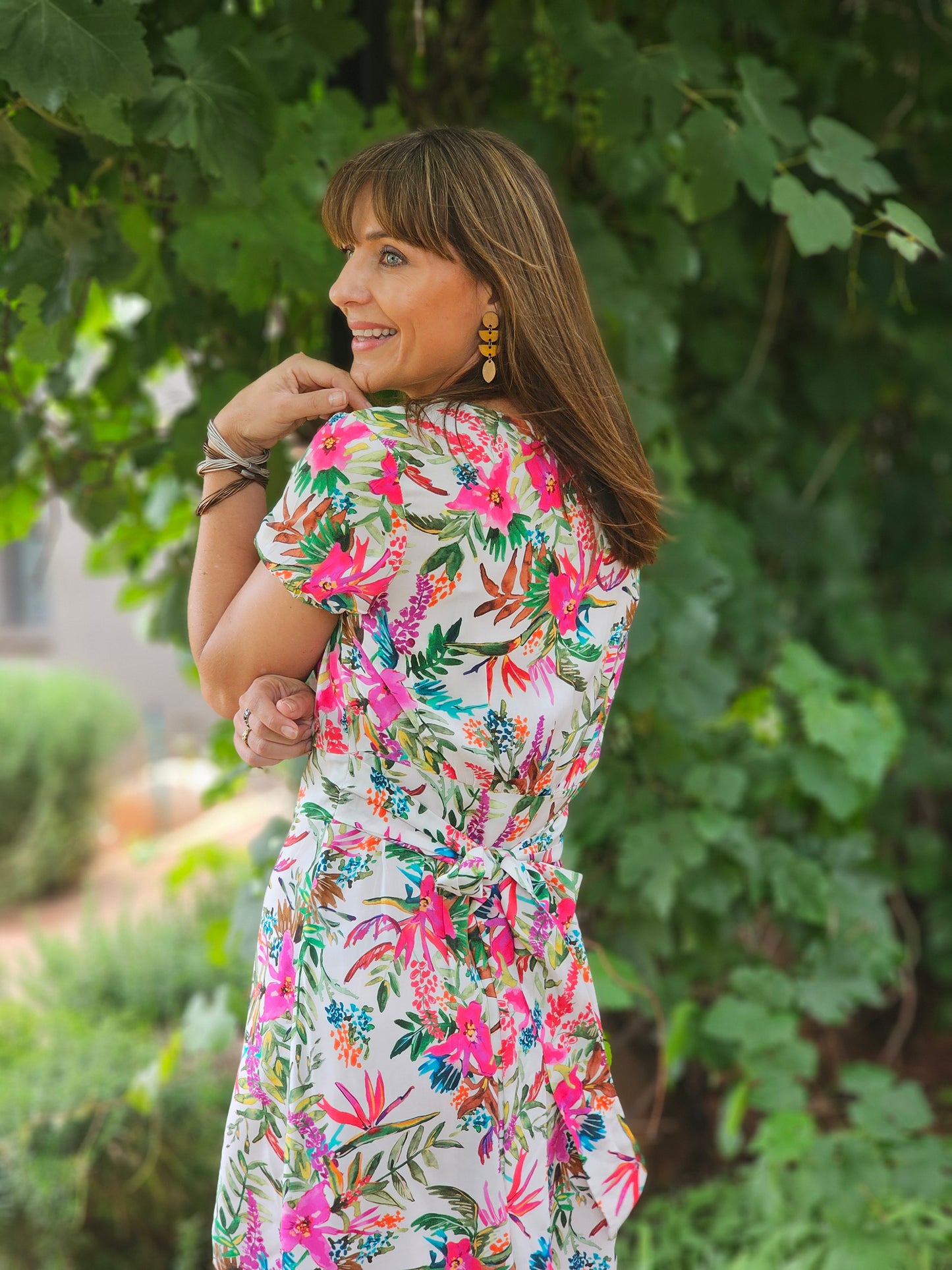 Kiara Dress Garden Floral