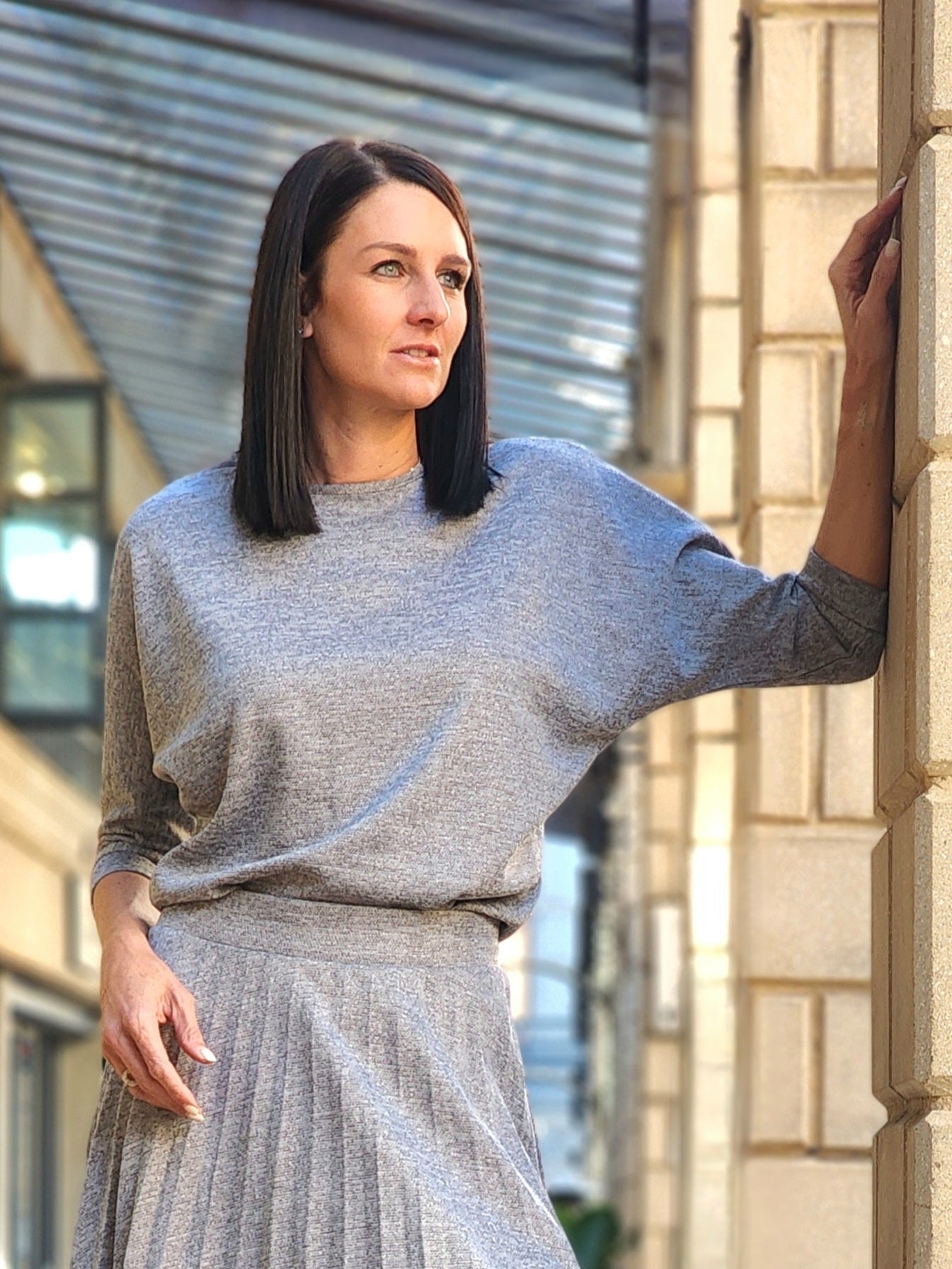 Kimberly Top Mercury (Size XS&S)