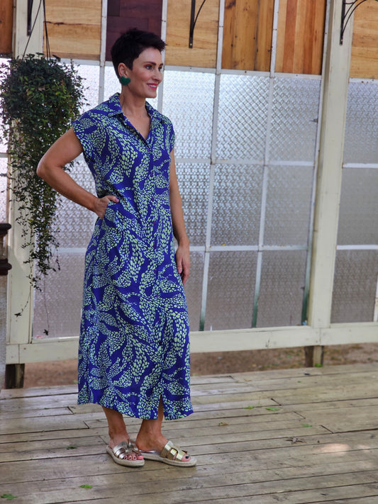 Charlotte Dress Ocean Vibes