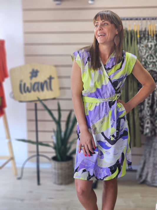 Ester Lilac Duo Dress