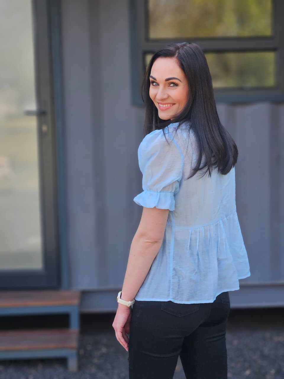 Veronica Blouse Ice